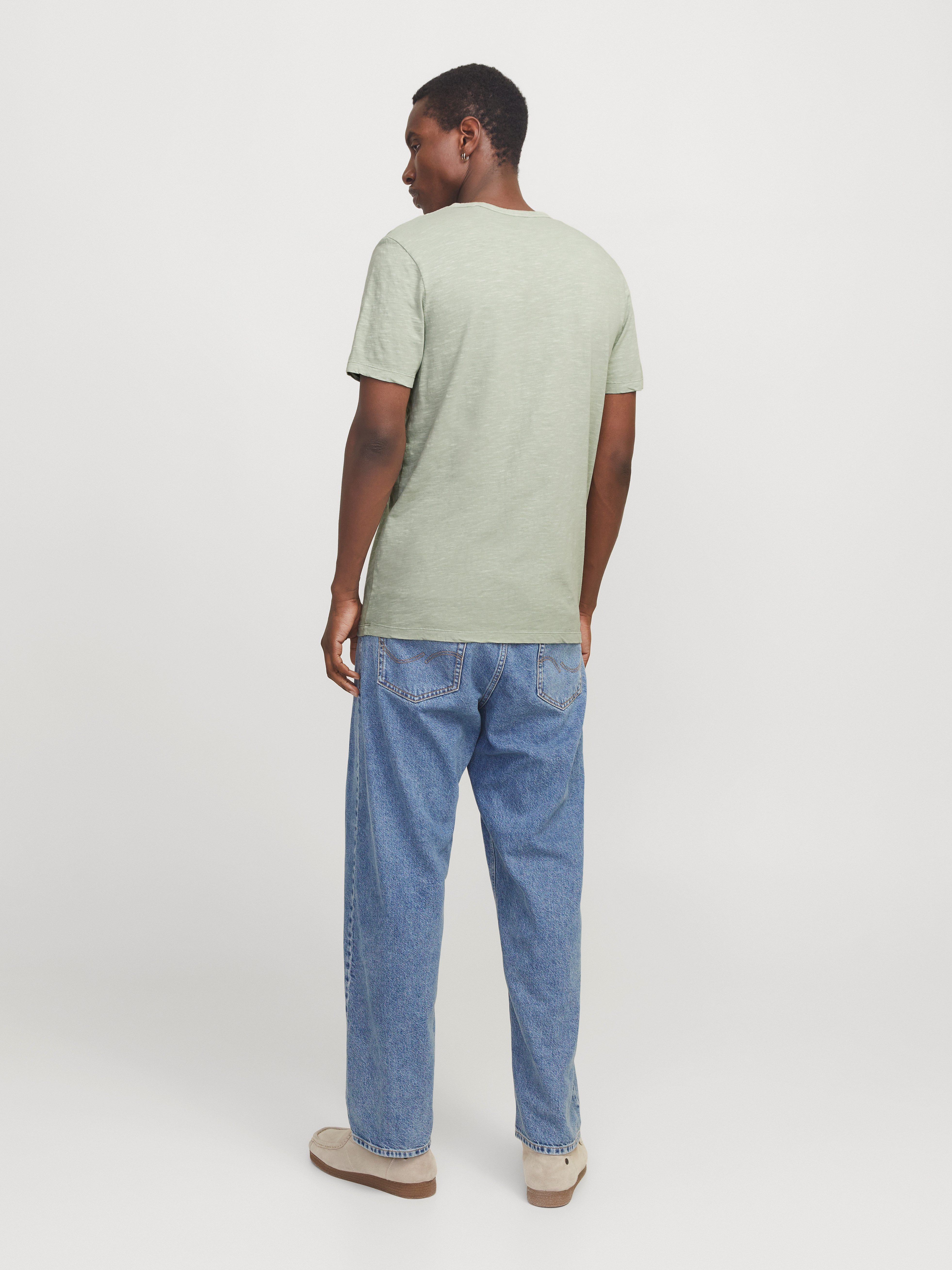 Jack & Jones T-shirt JJESPLIT NECK TEE SS NOOS