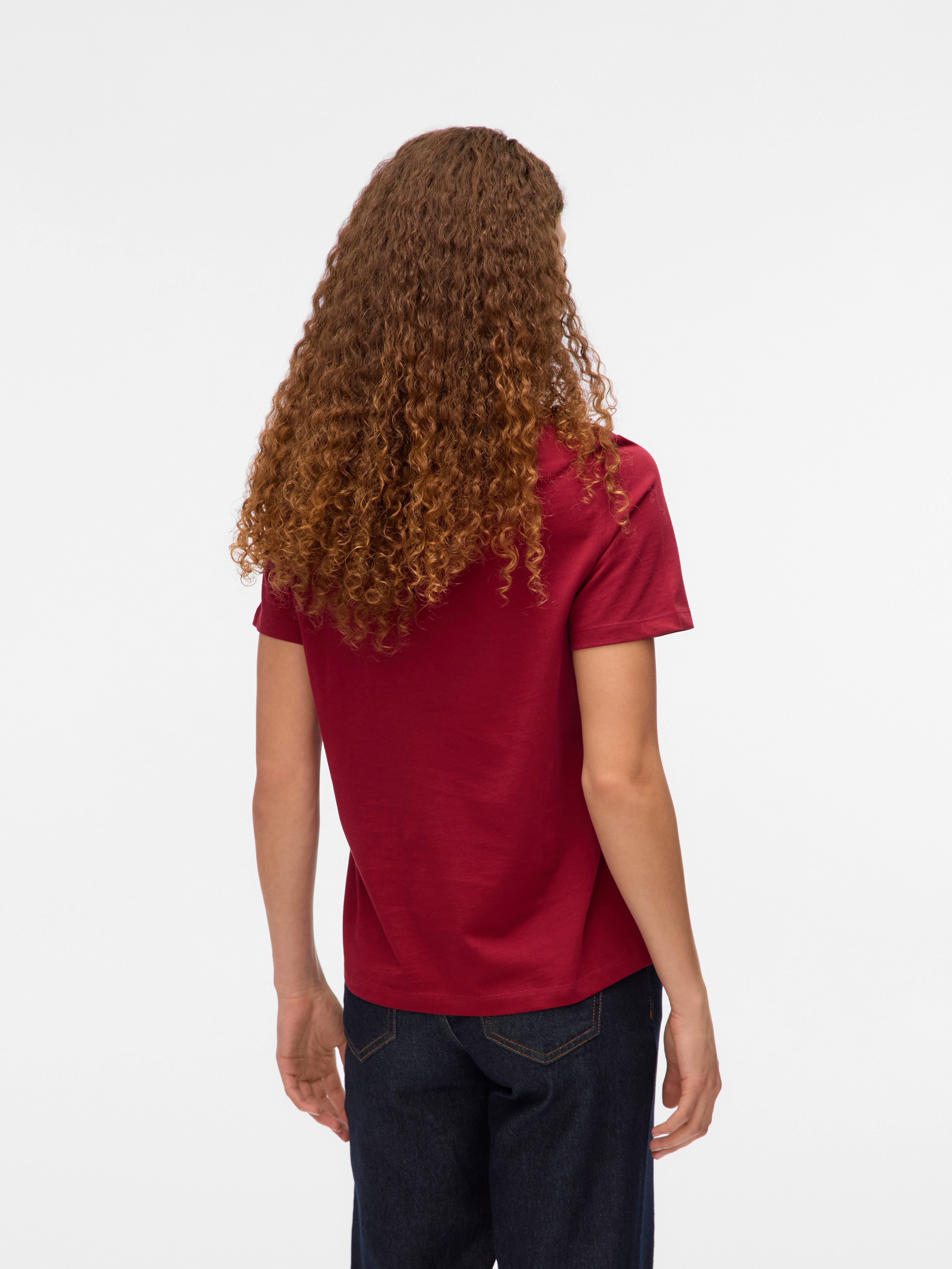 Vero Moda Shirt met korte mouwen VMPAULINA SS T-SHIRT GA JRS NOOS