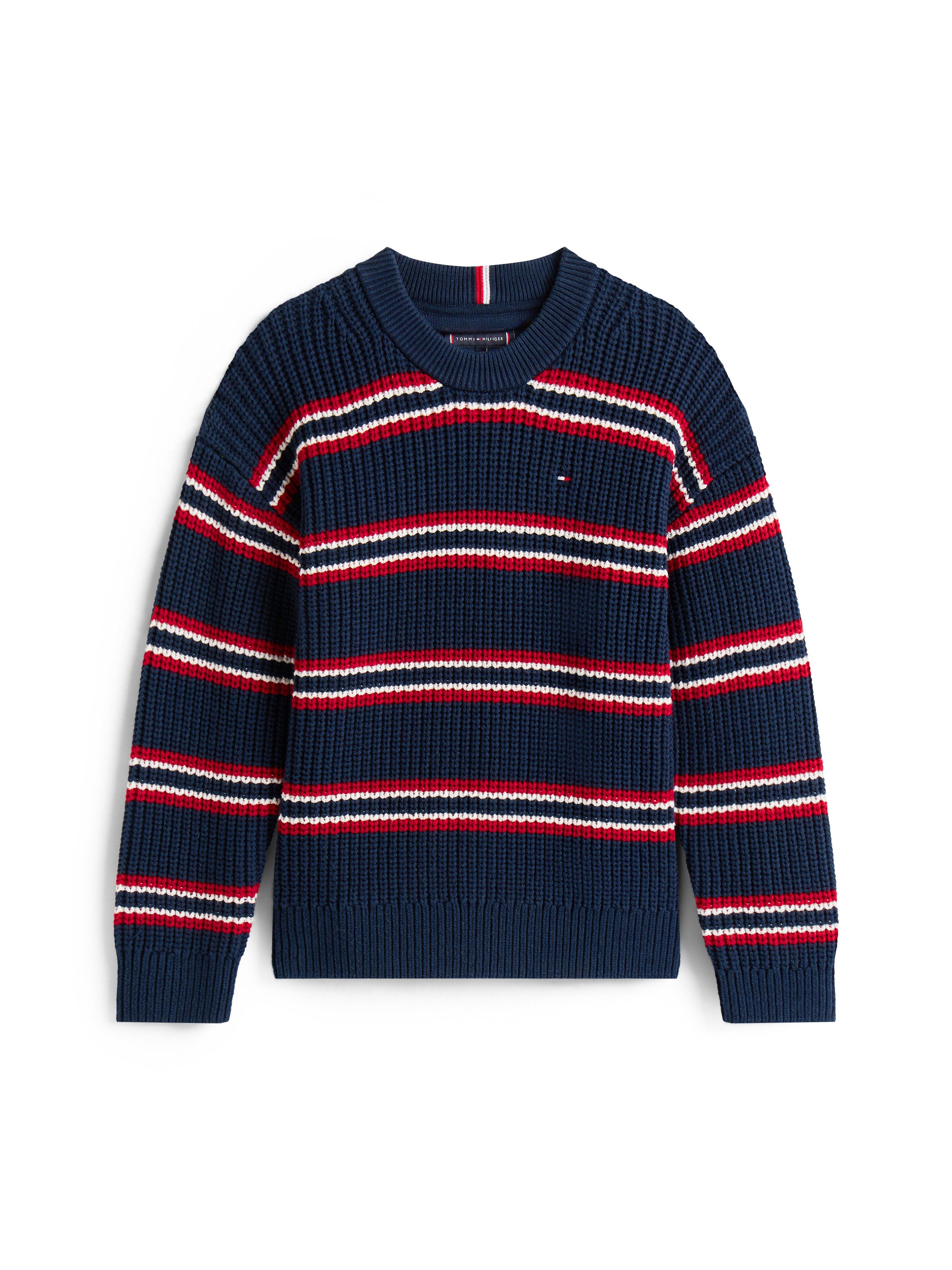 Tommy Hilfiger Gebreide trui HALF CARDIGAN C-NECK SWEATER