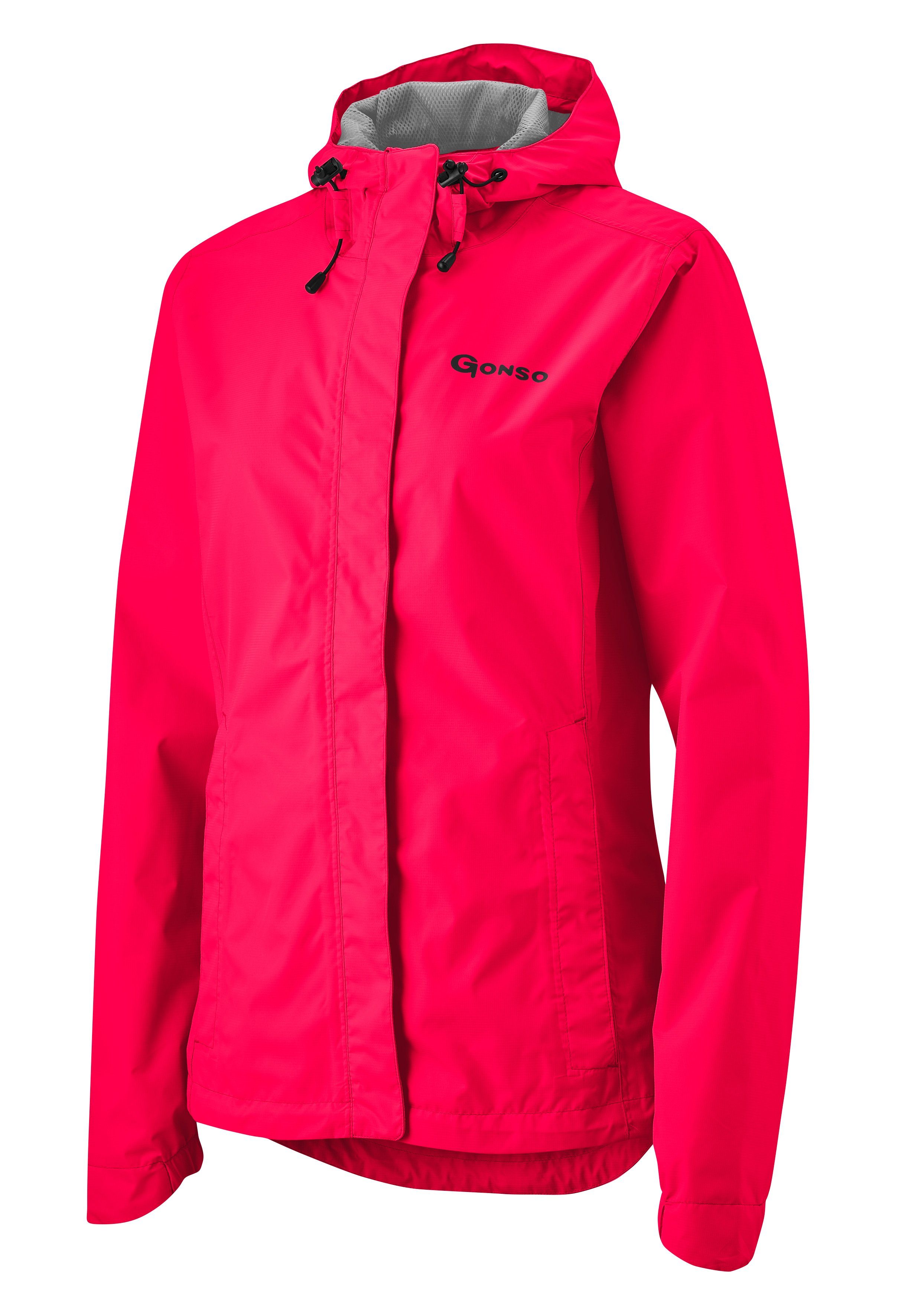 Gonso Fietsjack SURA LIGHT Dames regenjack wind- en waterdicht, fietsjack met capuchon