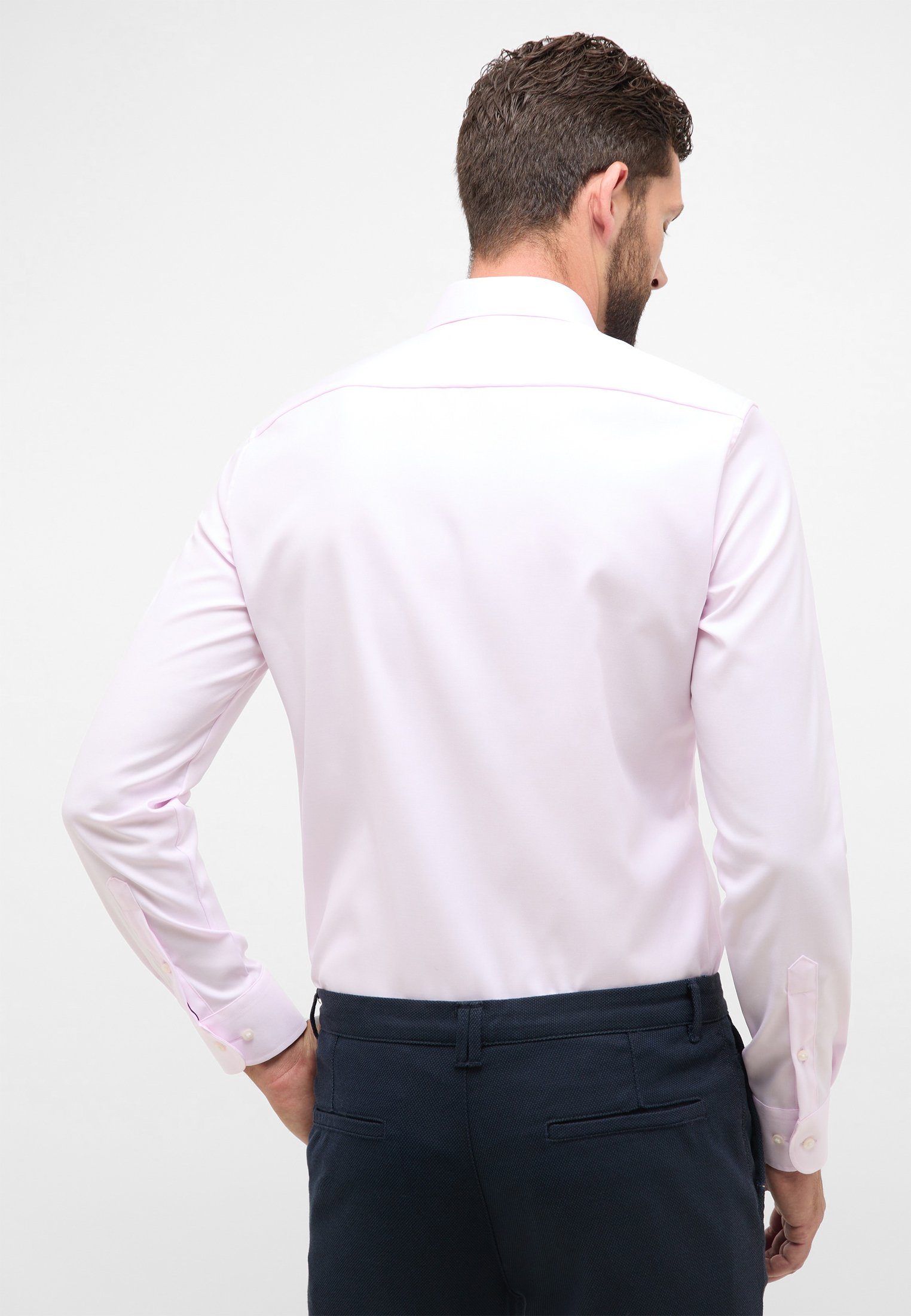 Eterna Overhemd met lange mouwen Slim fit NON IRON (strijkvrij)