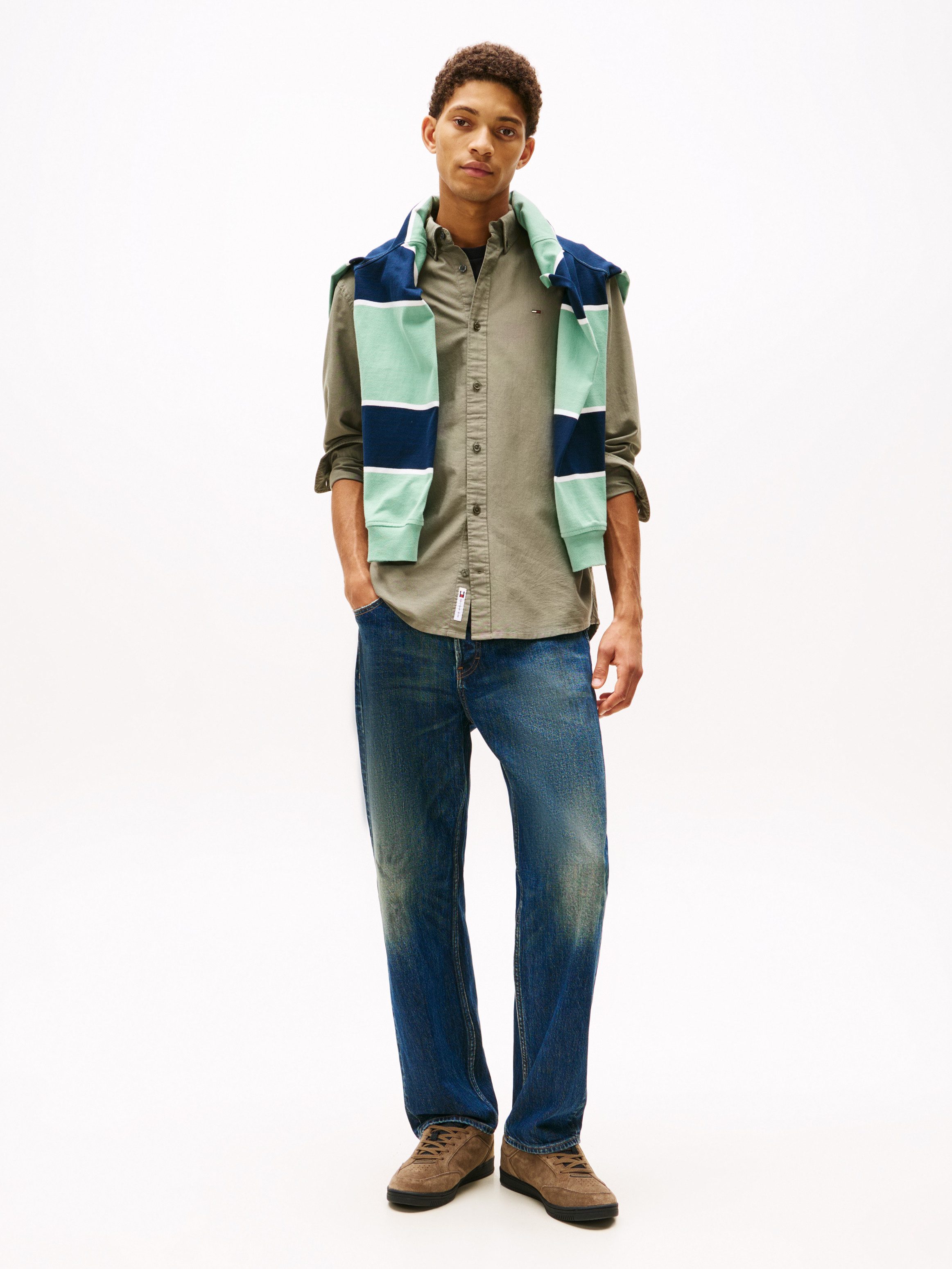 TOMMY JEANS Overhemd met lange mouwen TJM REG OXFORD SHIRT EXT