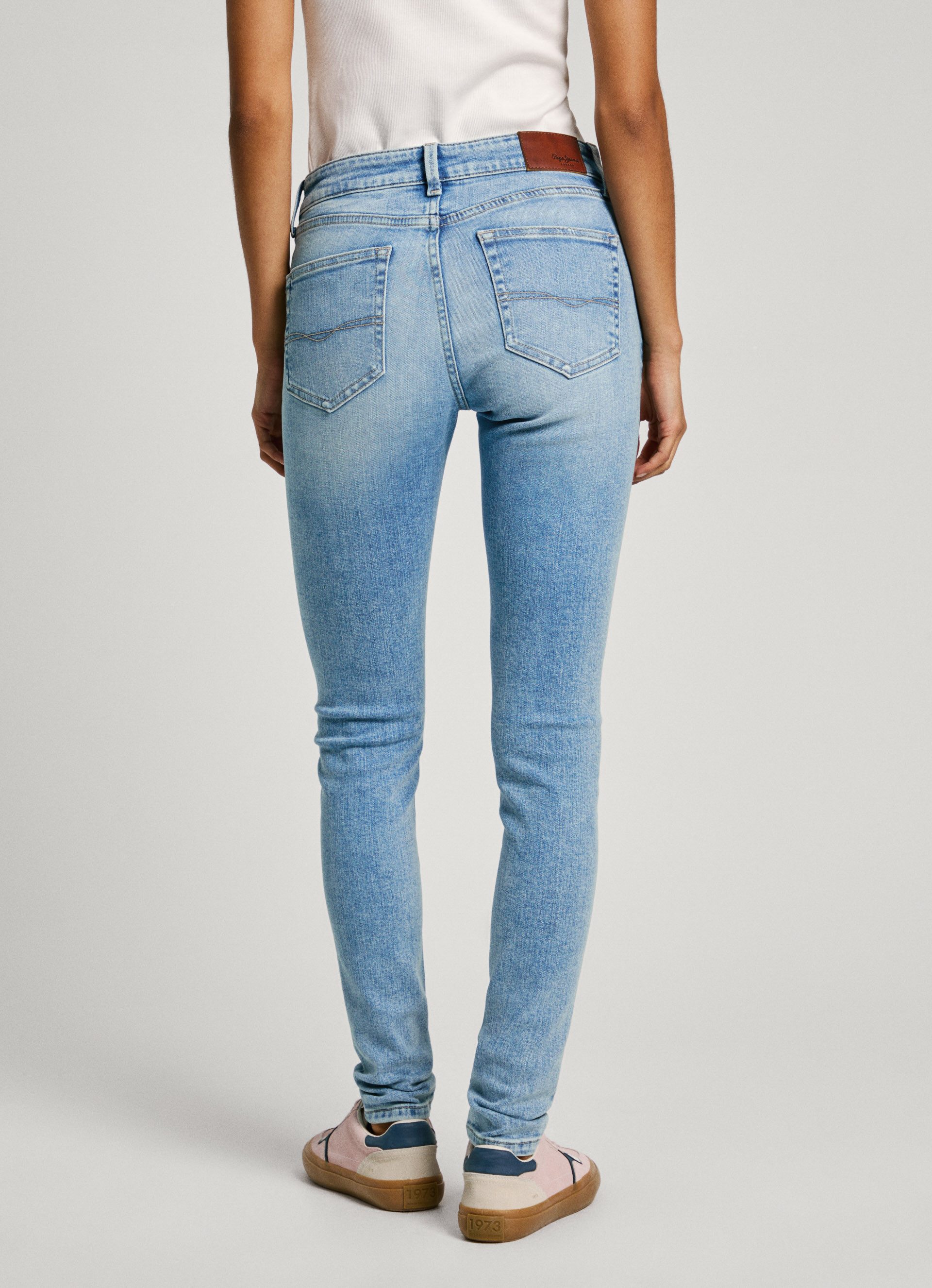 Pepe Jeans Skinny fit jeans SKINNY JEANS LW in verschillende wassingen