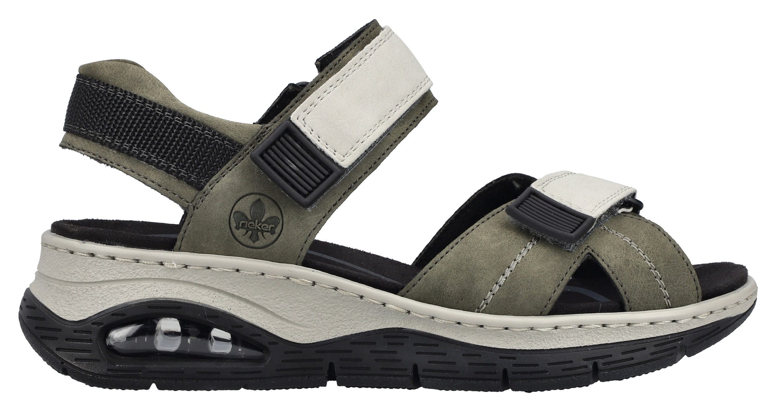 Rieker Trekkingsandalen Buitensandalen, zomerschoenen, klittenbandschoenen met Rieker Air-functie