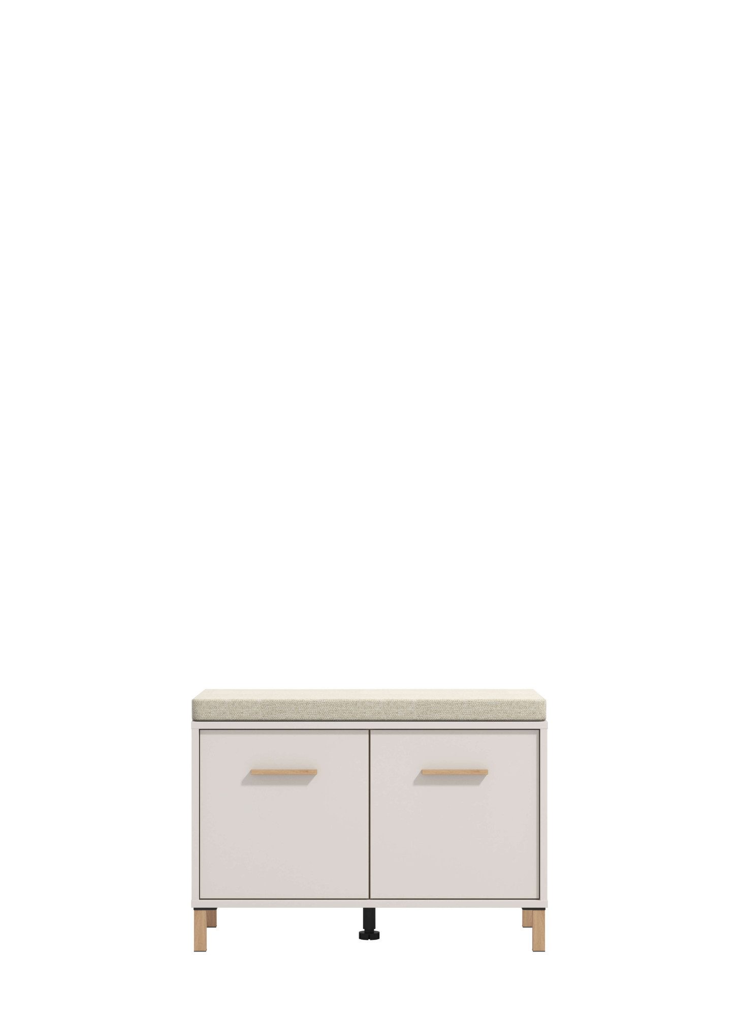 Home affaire Schoenenbank Belfort, schoenenkast, schoenenrek, schoenenkist, breedte 80 cm halbankjes wit