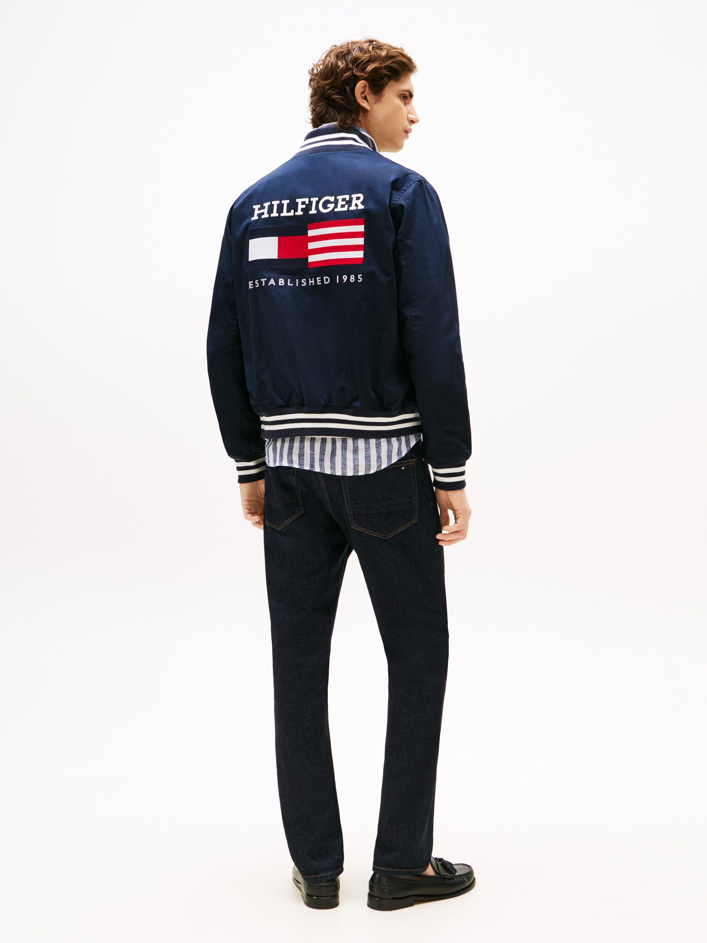Tommy Hilfiger Blouson AMERICANA VARSITY JKT met grote print op de rug