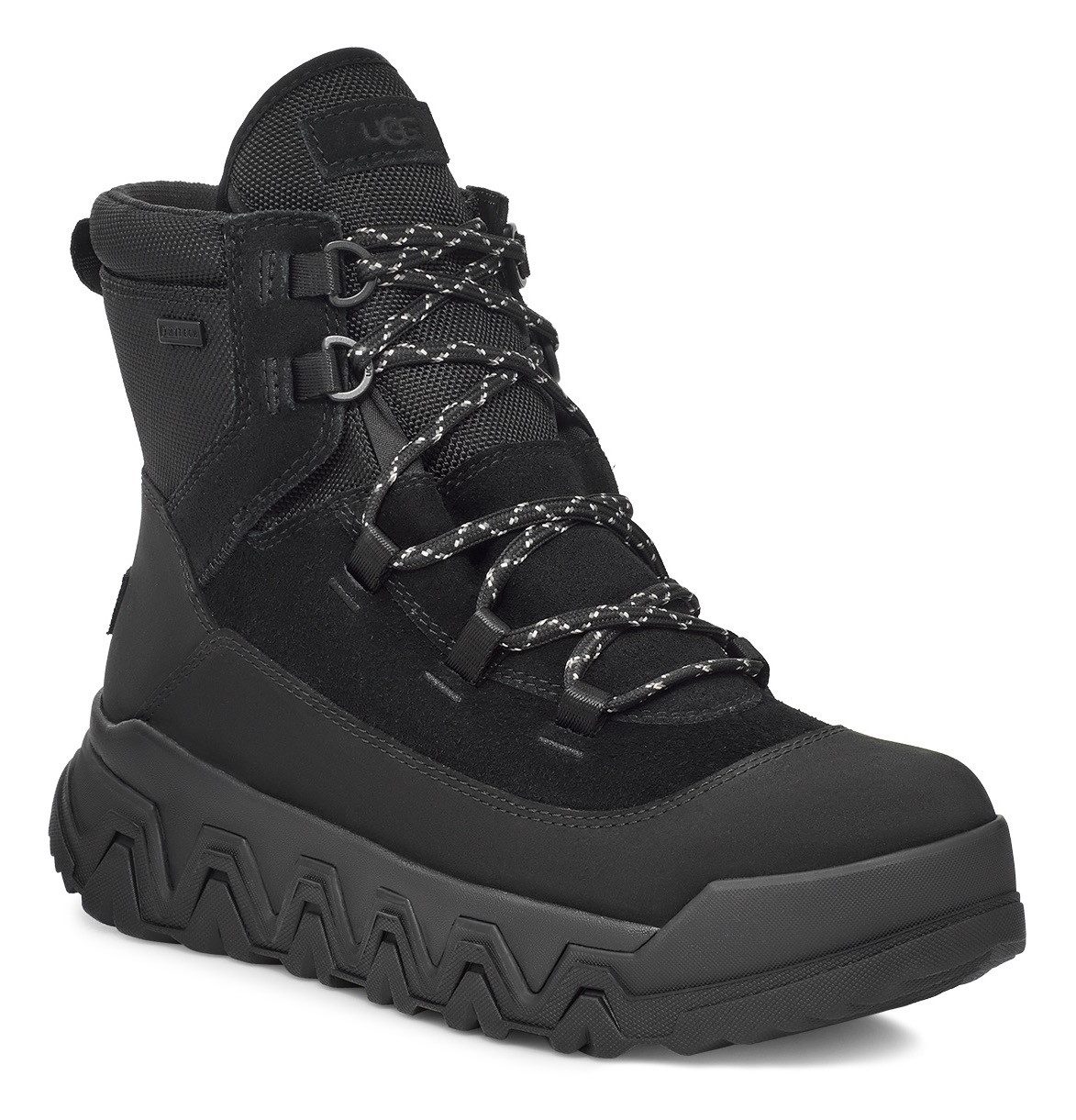 UGG Winterlaarzen TERRE TRAIL HI-TOP , veterschoenen, trekkinglaarzen met gepolsterde schacht dames winterlaarsjes maat 39 EU zwart