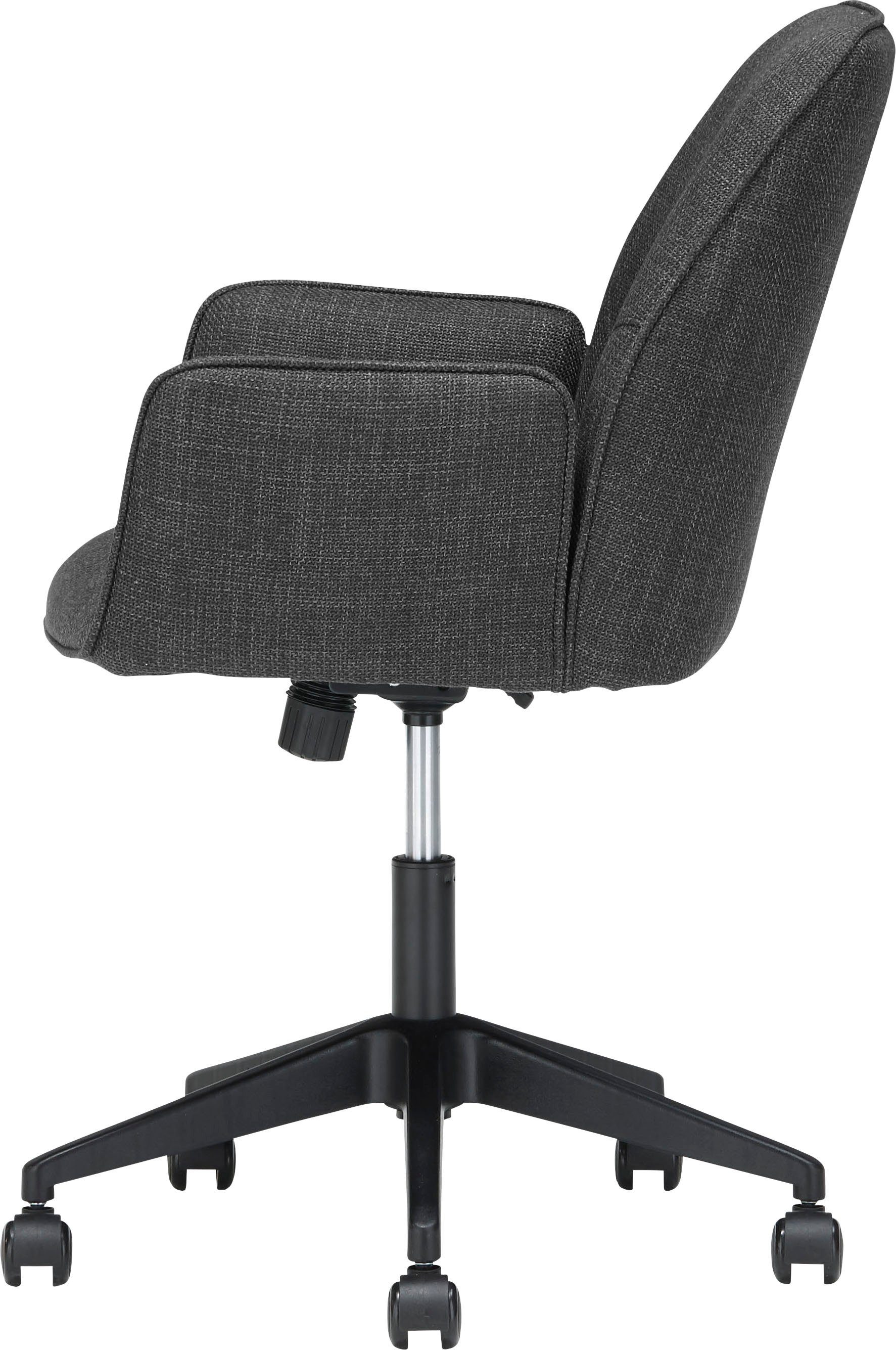 MCA furniture Bureaustoel O-Pemba Geweven stof, bureaustoel met traploos instelbare comfortabele zithoogte