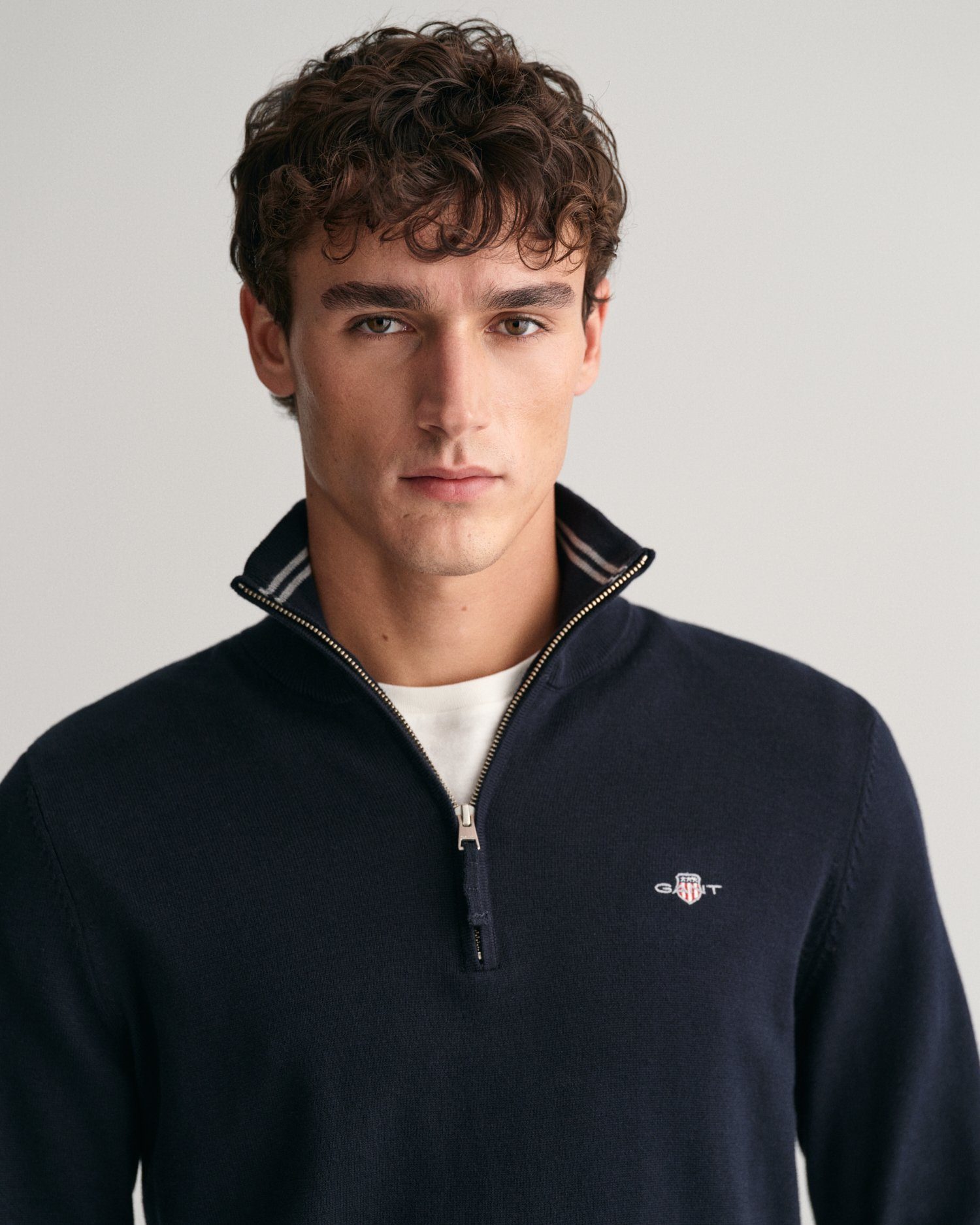 Gant Schipperstrui CLASSIC COTTON HALF ZIP