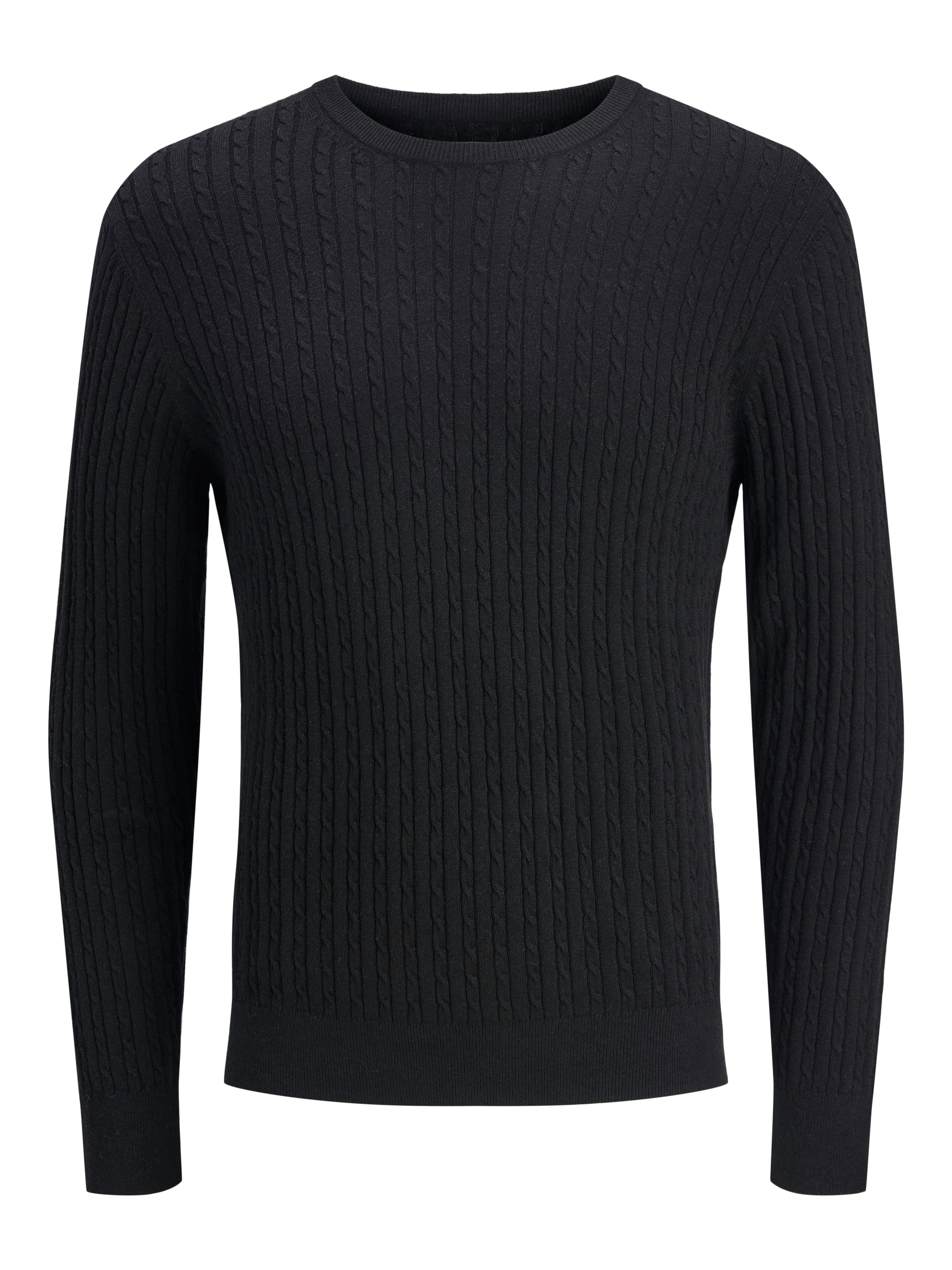 Jack & Jones Gebreide trui JJEEMIL KNIT CABLE CREW NECK NOOS