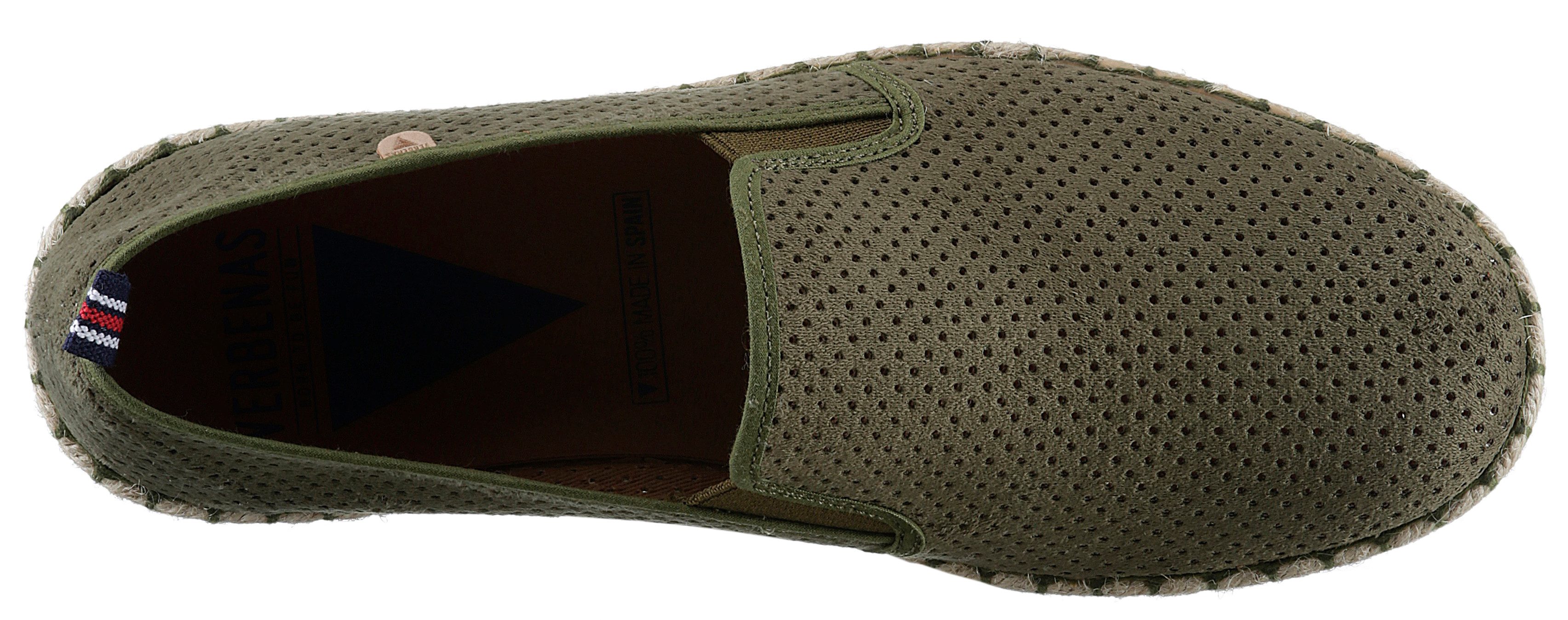 VERBENAS Espadrilles Tom Pacific , loafer, slip-on, zomerschoen, strandschoen met stretch inzetstukken