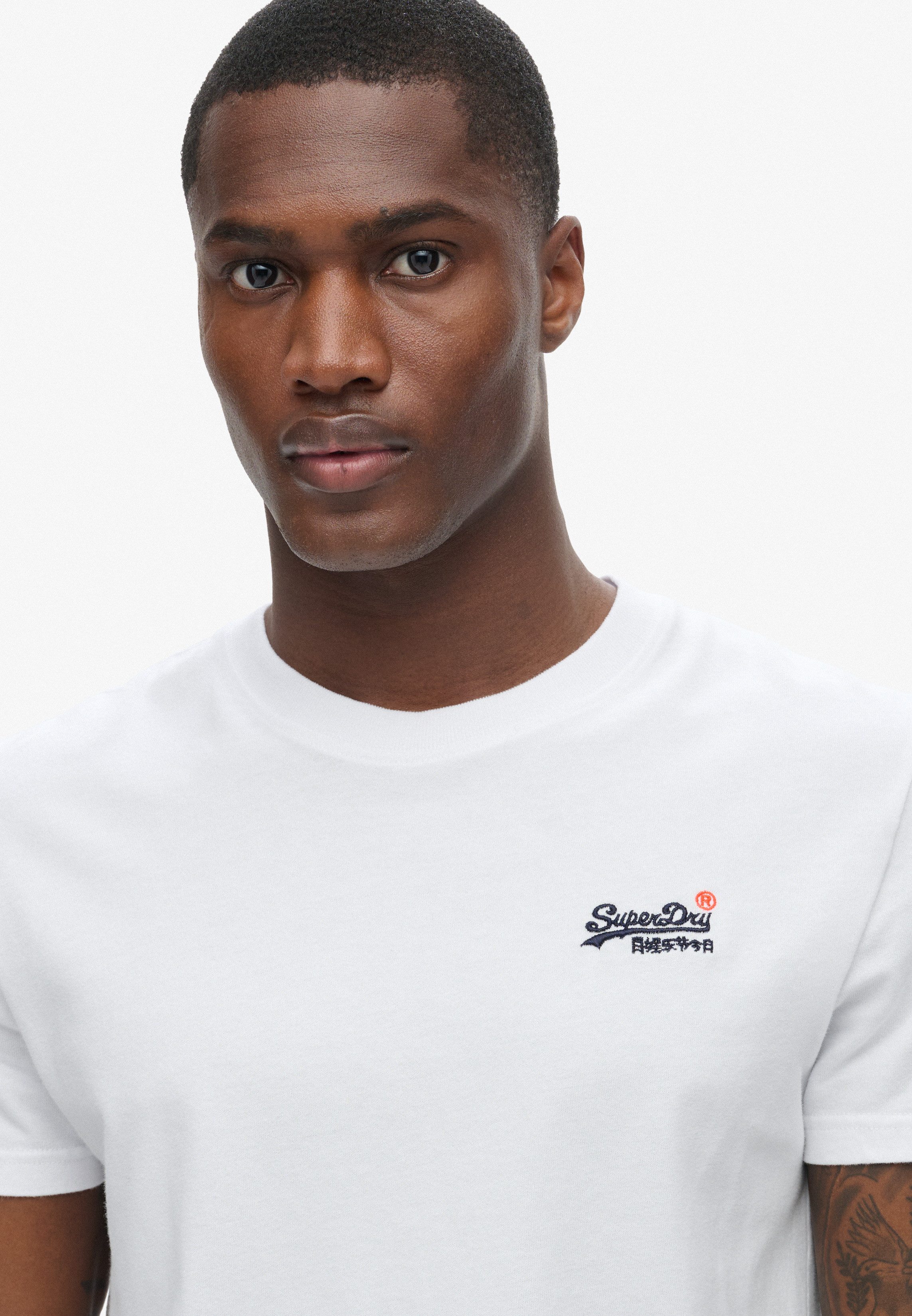 Superdry Shirt met ronde hals ESSENTIAL CONTRAST EMB TEE