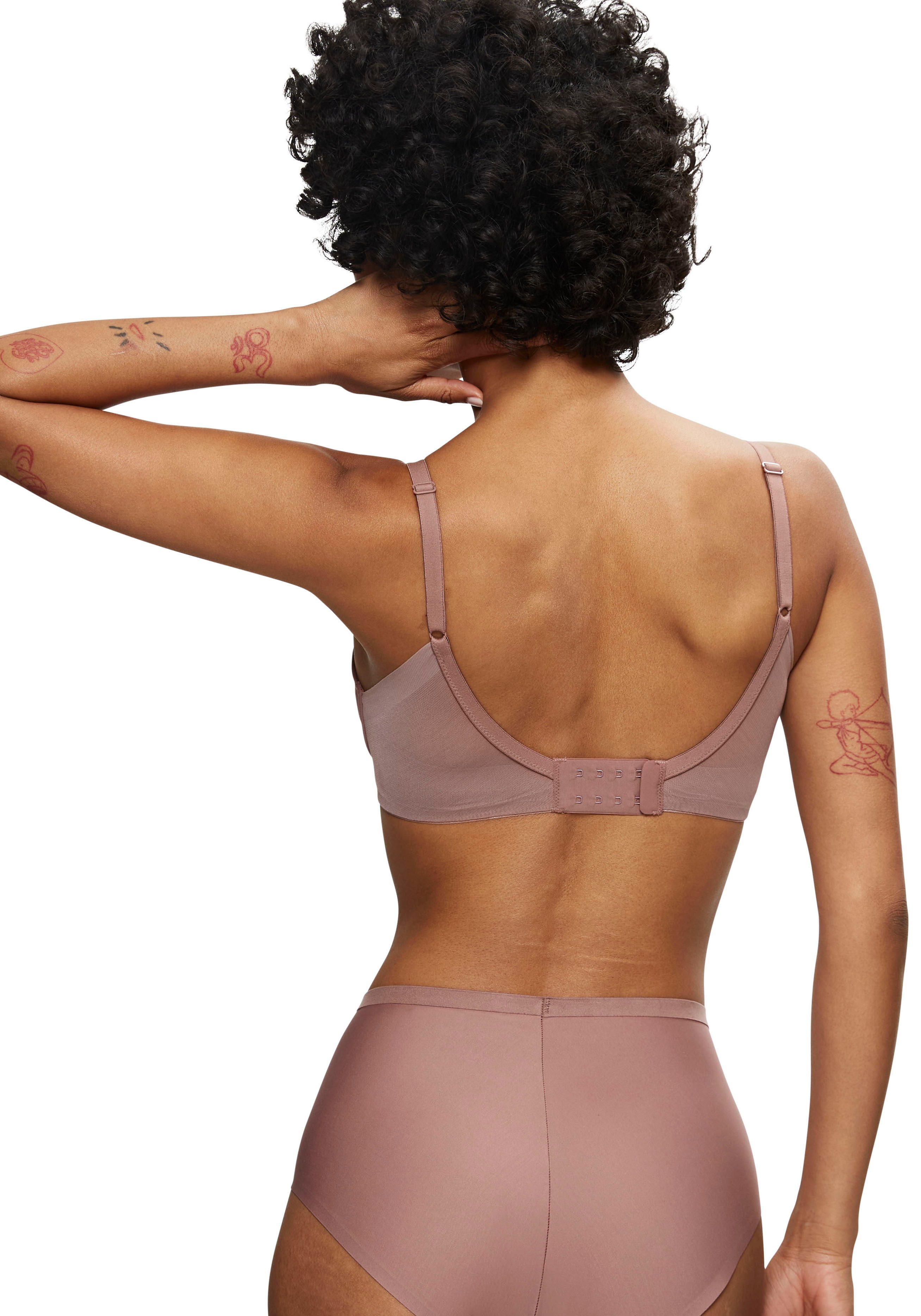 Triumph Beugelloze-bh Shape Smart P gladmakend en flatterend (1-delig, 1 buiten schoon, binnen hightech. E In)