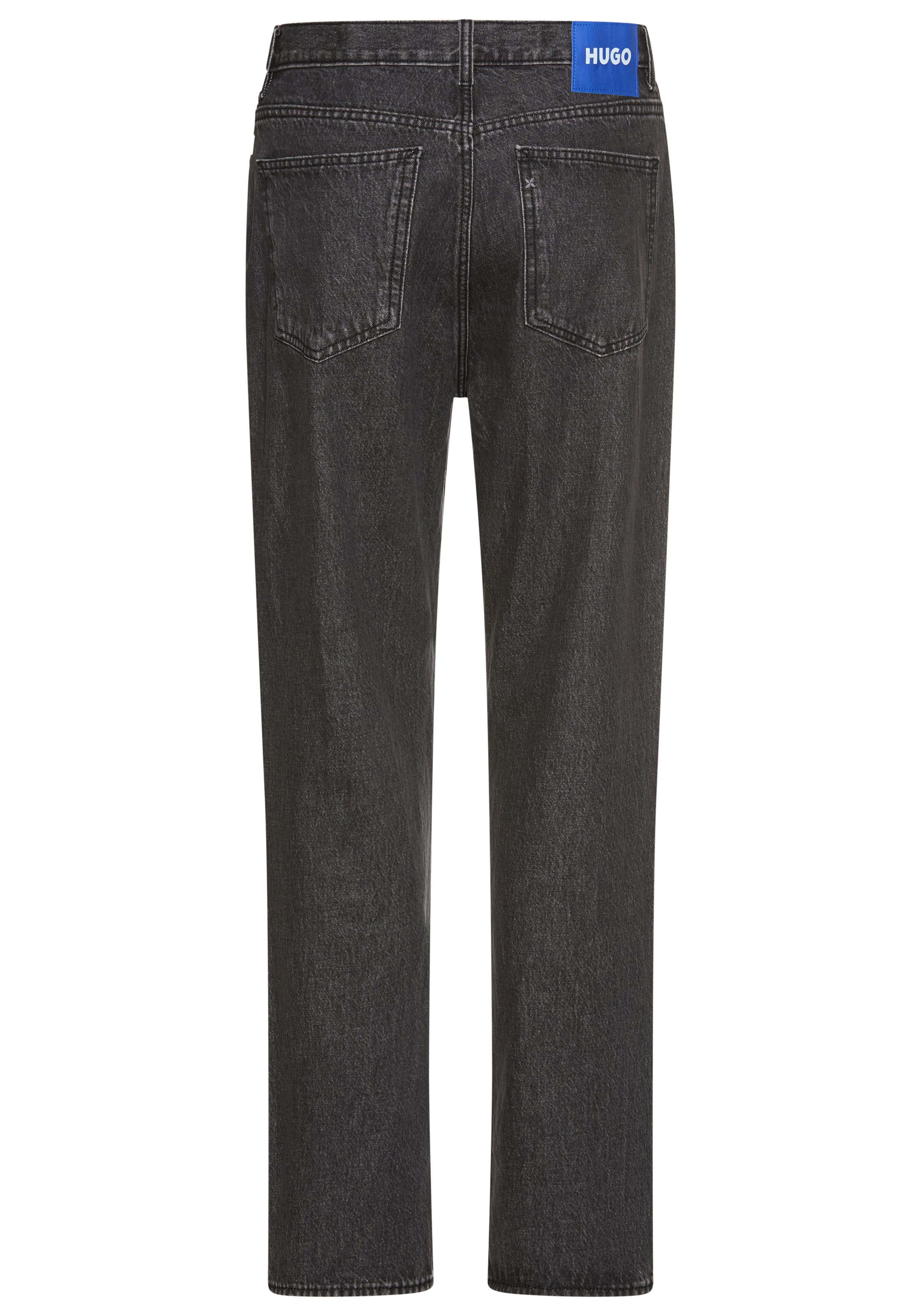 HUGO Blue Loose fit jeans Nate in lichte wassing