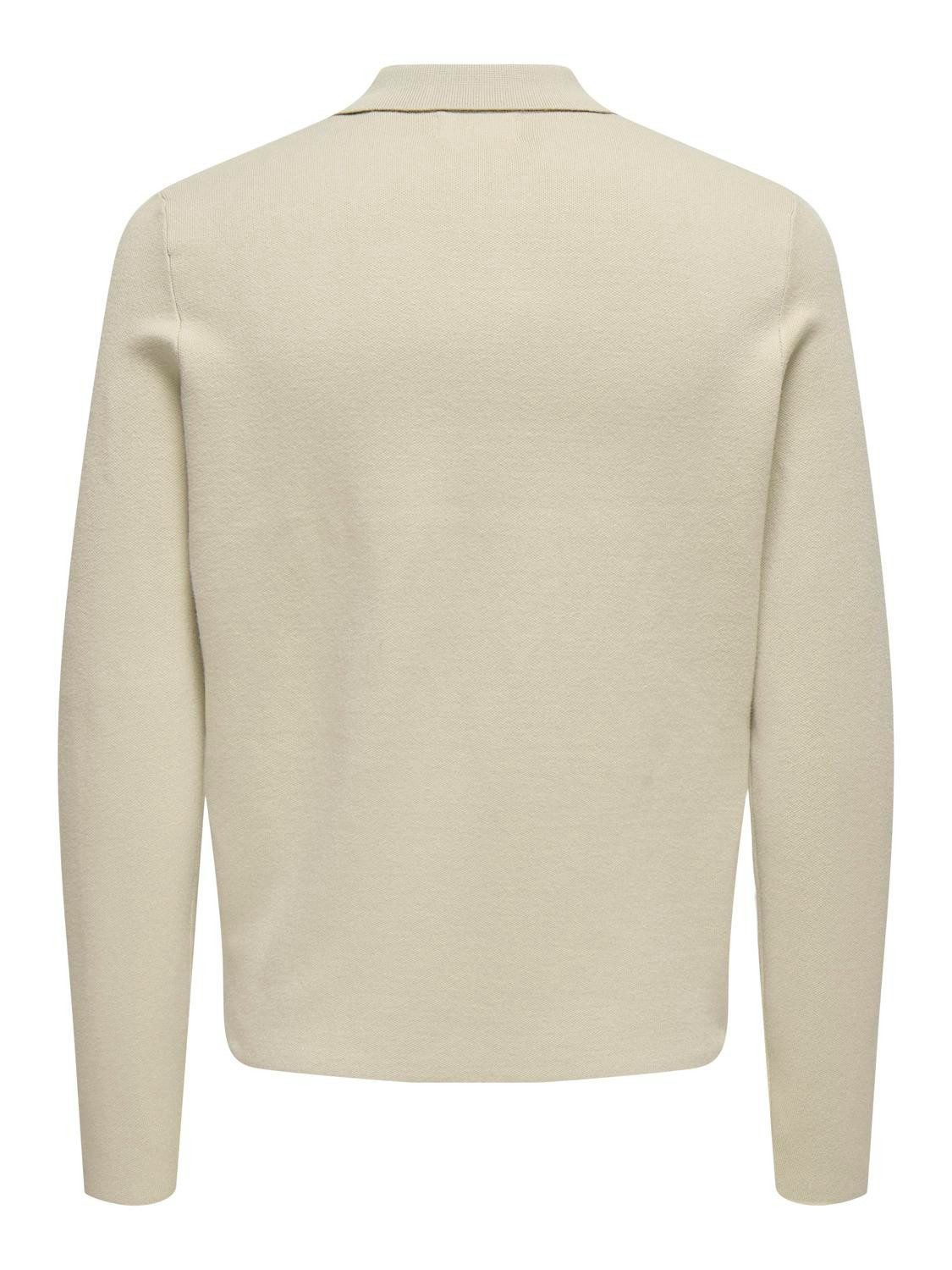 ONLY & SONS Trui met polokraag ONSCOOPER REG LS 12 HALF ZIP POLO