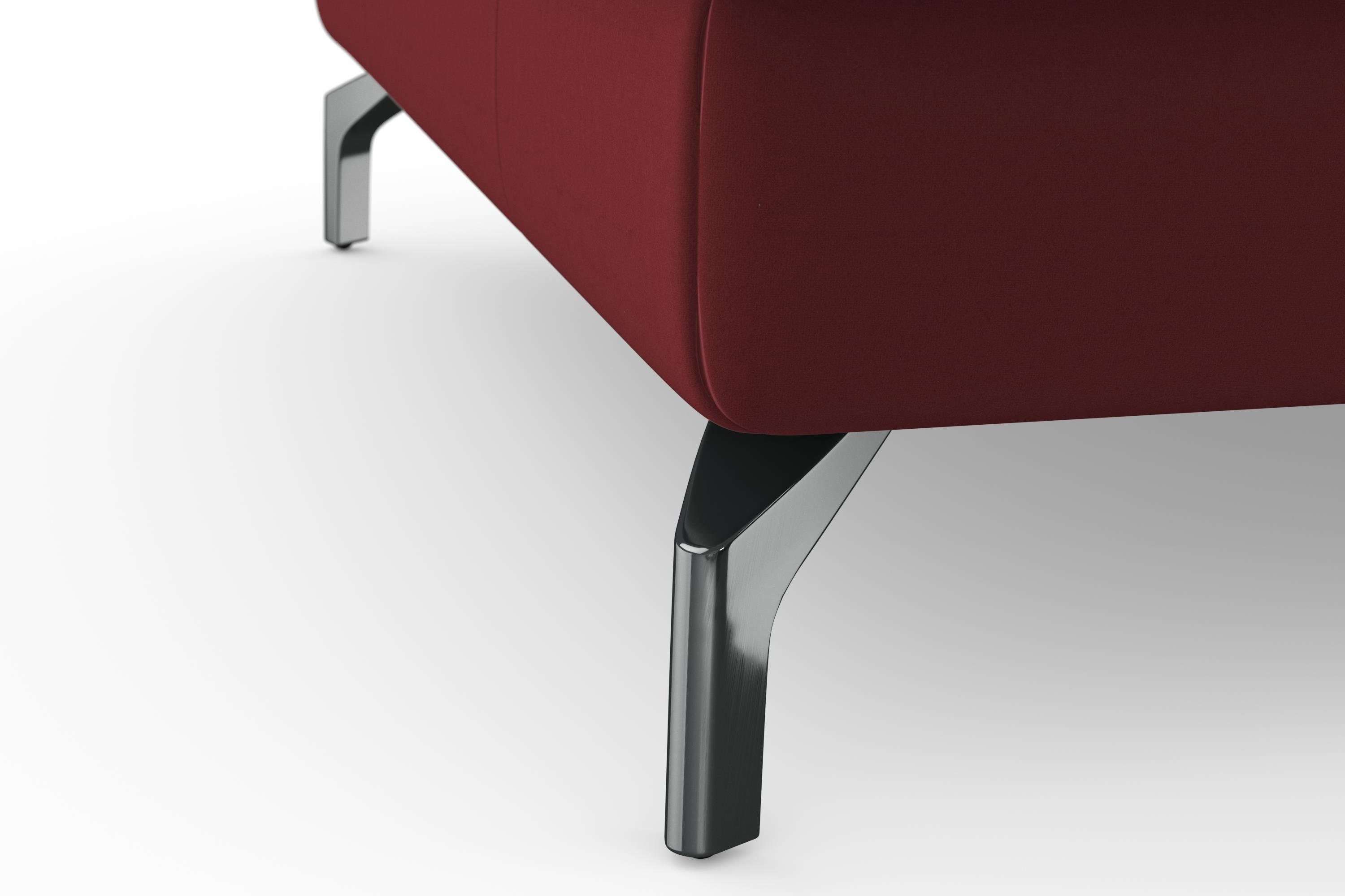 sit&more Zithoek Bendigo U-vorm inclusief zitdiepteverstelling, bodemvrijheid 12 cm, in 2 pootkleuren