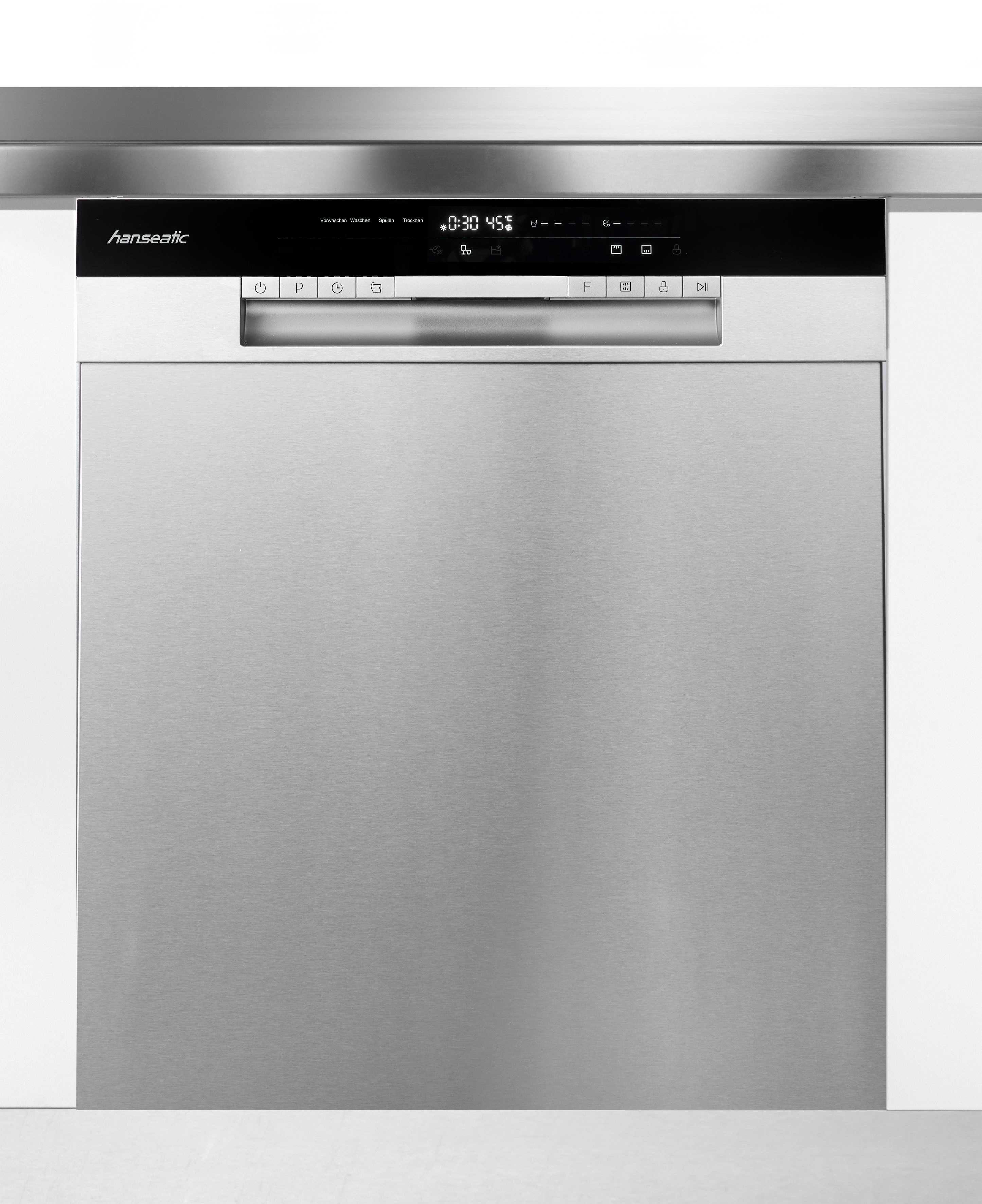 Hanseatic Onderbouwvaatwasser HGU6082B147931ES, 82 cm x 60 cm, Onderkorf met comfortabele heftechniek