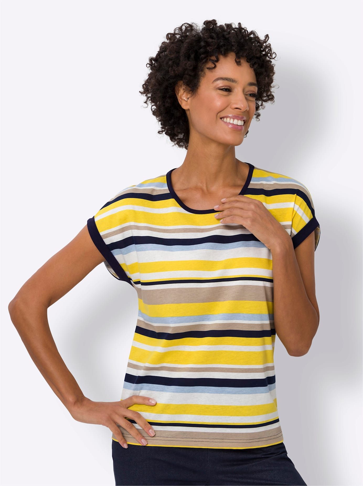Classic Basics T-shirt Gestreept shirt (1-delig)