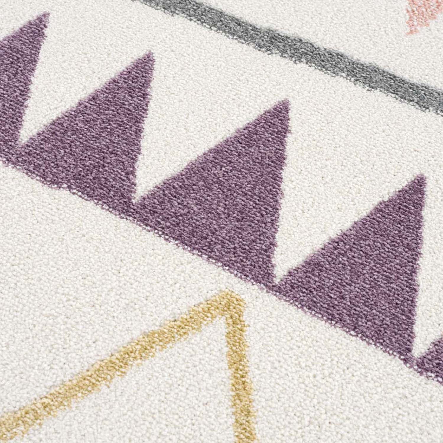 Carpet City Kindervloerkleed Anime9382 Speelkleed, zigzag, zachte pool, gemakkelijk in onderhoud, kinderkamer