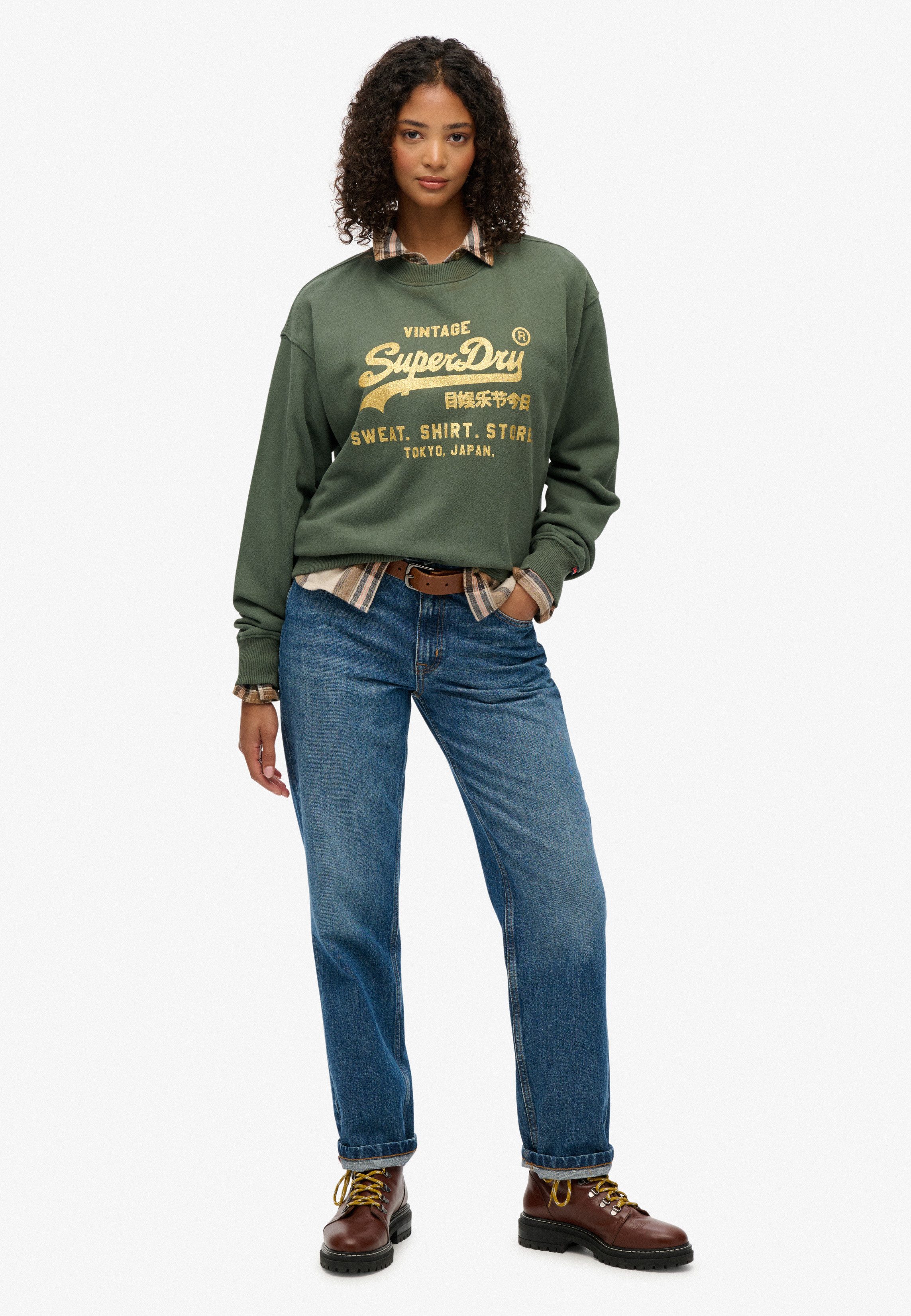 Superdry Sweatshirt EMBELLISHED VL LOOSE CREW