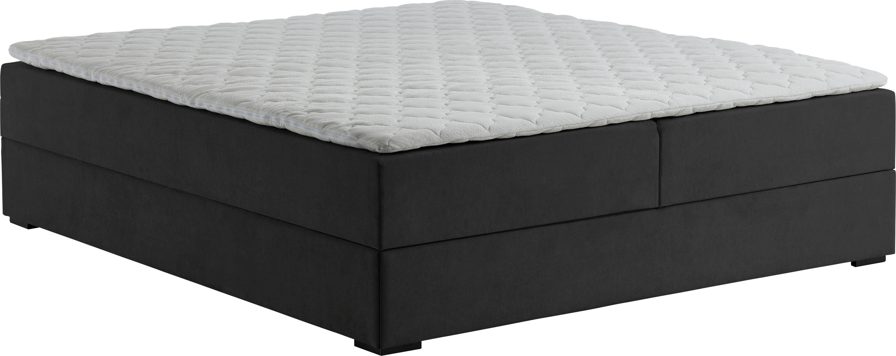 ATLANTIC home collection Boxspring Lucy zonder hoofdbord, vrij plaatsbaar, met bedkist
