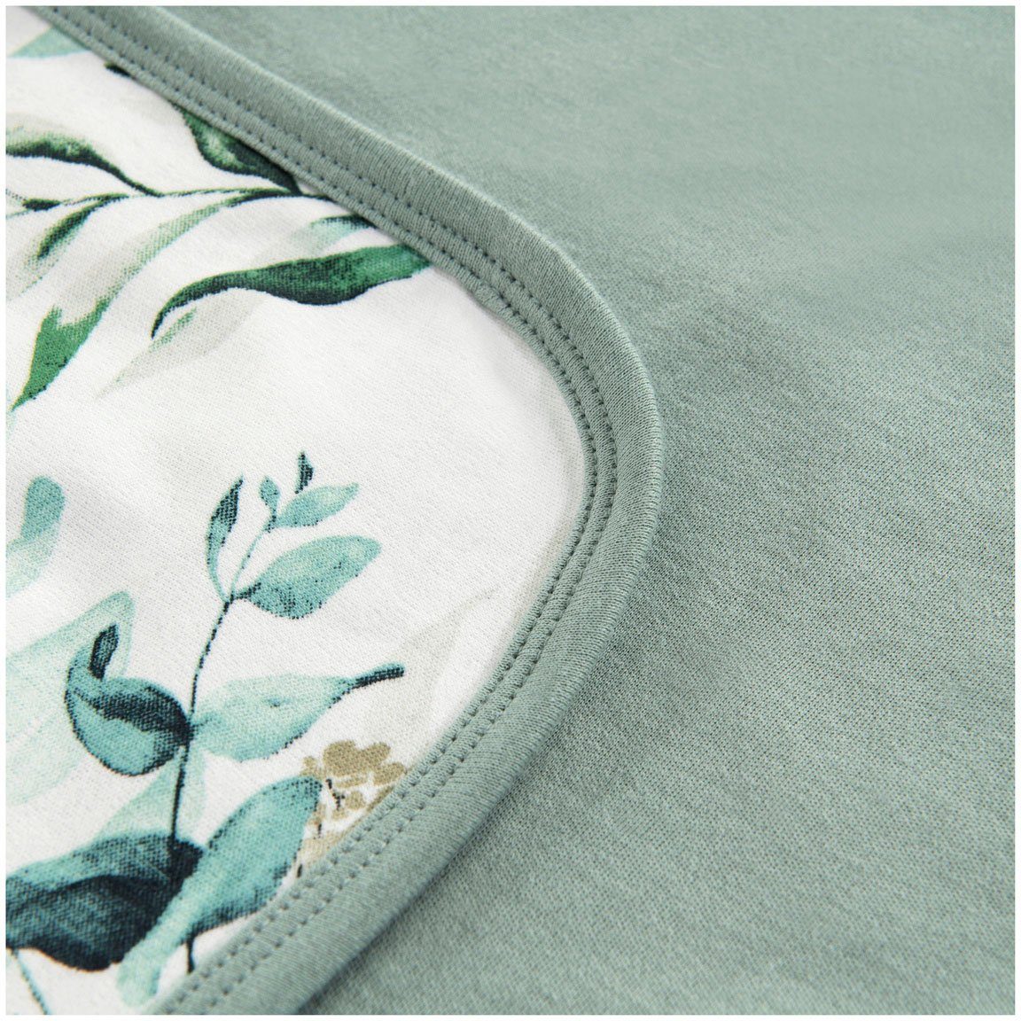 Hauck Babydeken Baby Inslapdeken, Snuggle N Dream bladeren Mint/groen