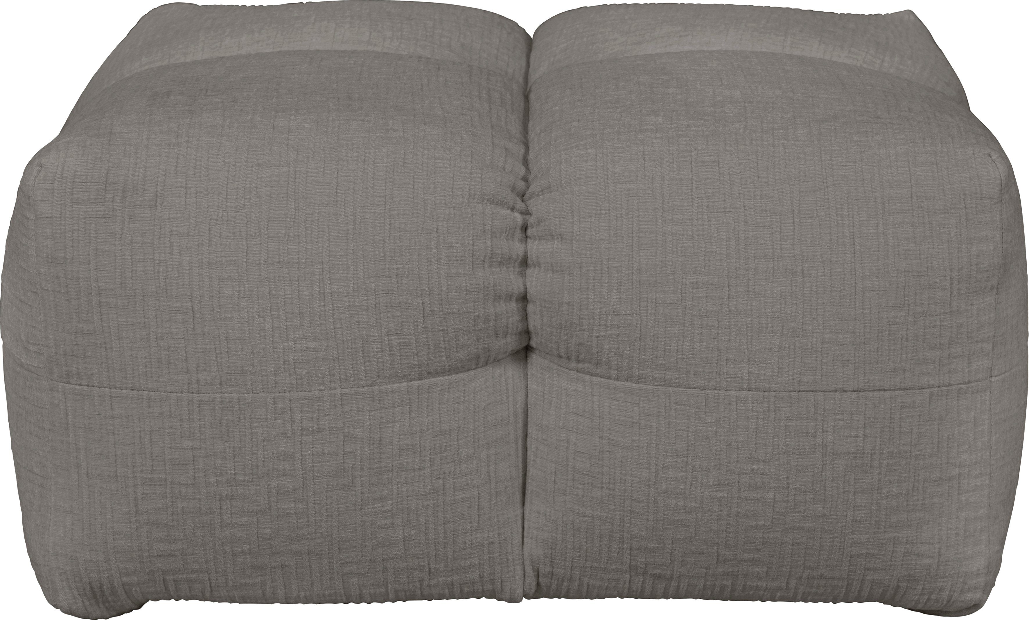 LeGer Home by Lena Gercke Hocker TALISHA zitpoef, moderne quilt, afmetingen: 84/93/43 cm