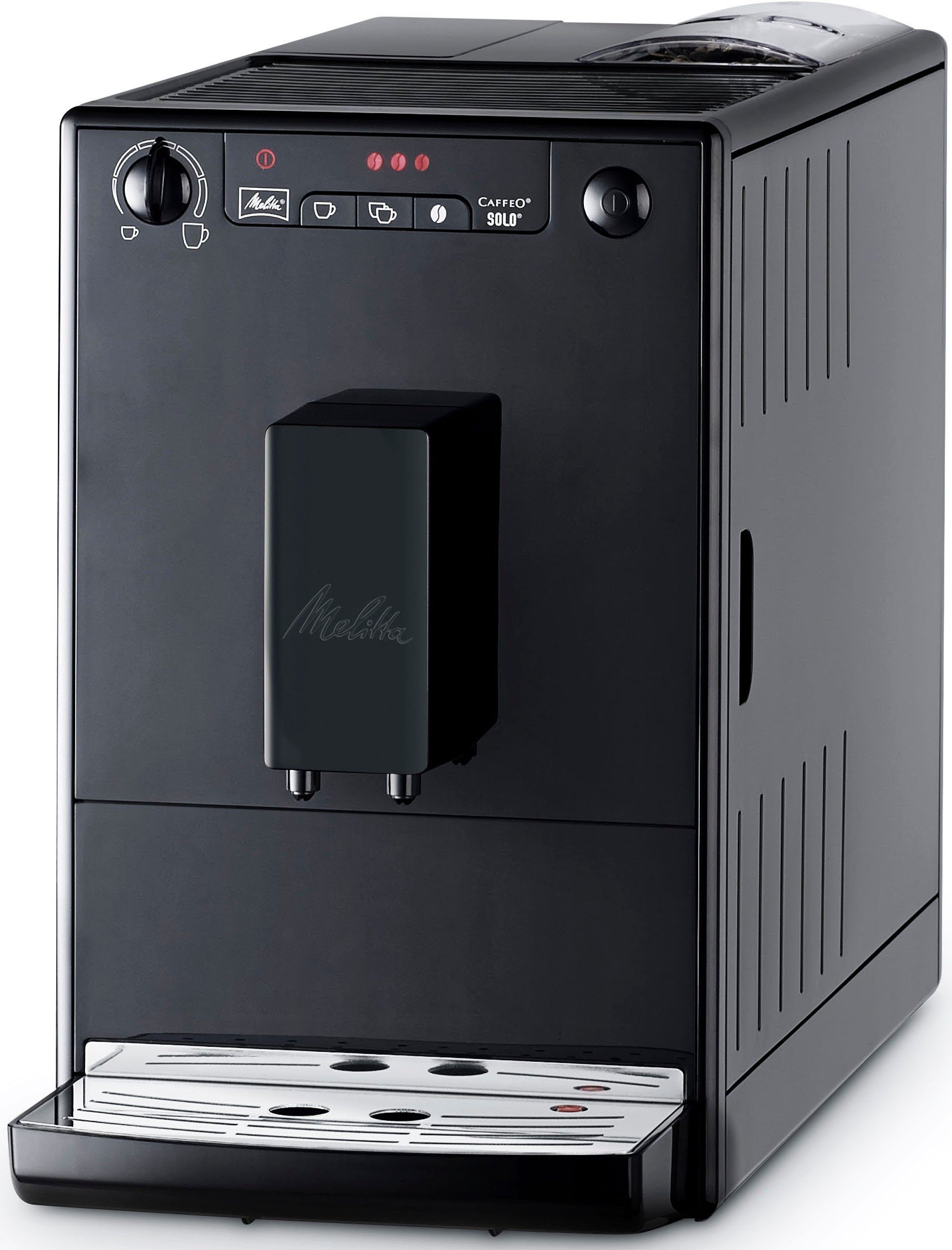 Melitta Volautomatisch koffiezetapparaat Solo® E950-201, zwart, Perfect voor caffè crema & espresso, slechts 20 cm breed