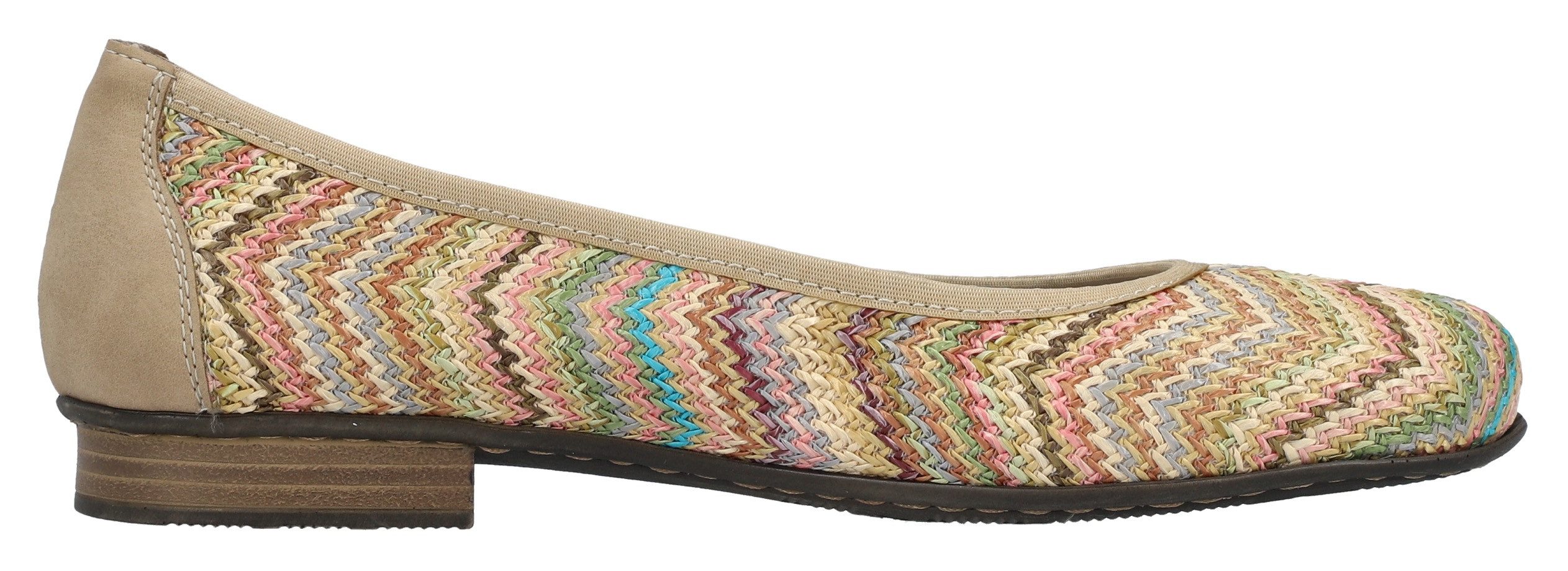 Rieker Ballerina's , slippers, instapschoen, pumps met zachte binnenzool