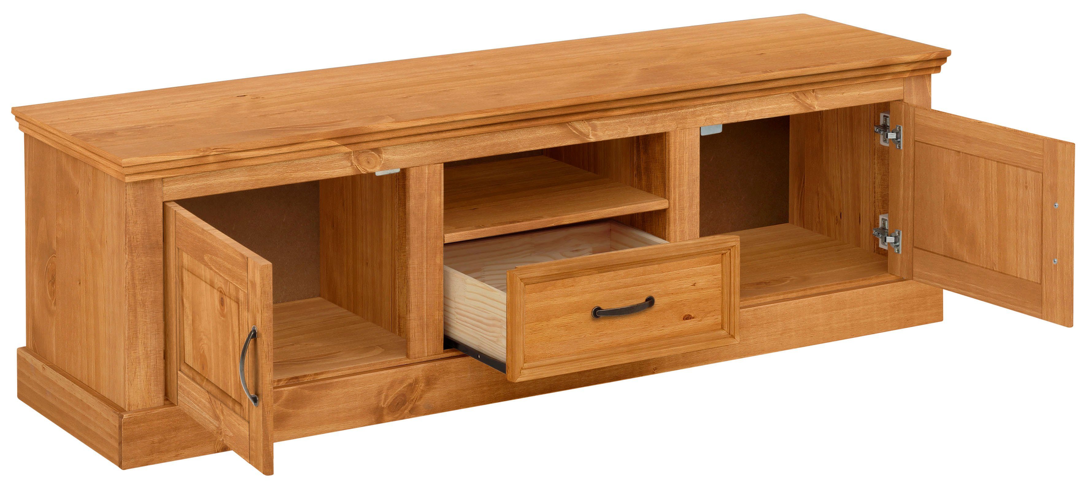 Home affaire Wandmeubel Selma 2 vitrines en 1 lowboard (set, 3-delig)