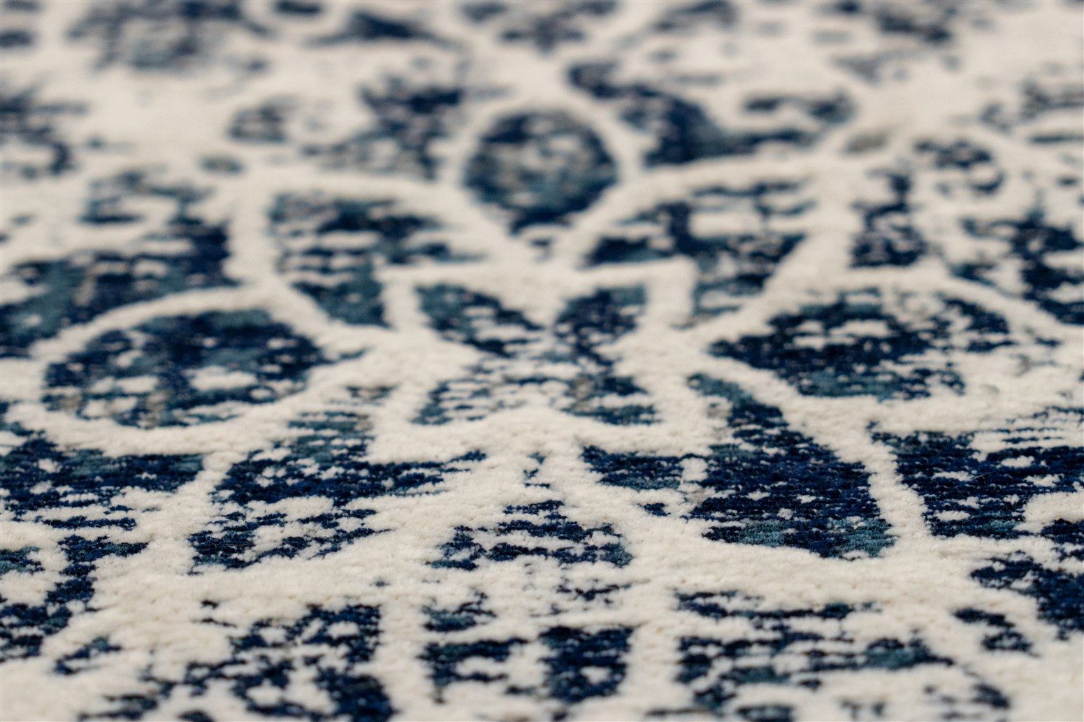 Kayoom Vloerkleed River 140 Jacquard, retro- en vintage-ontwerp, katoen achterkant
