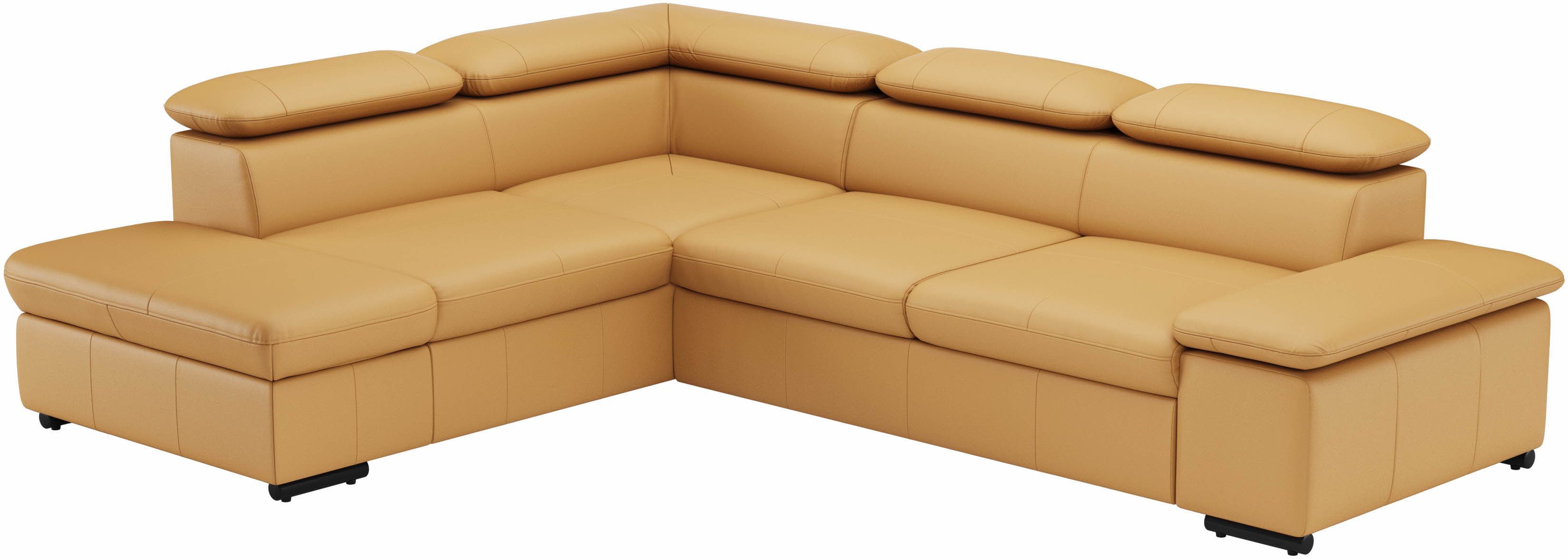 sit&more Hoekbank Alcudia L-vorm met armverstelling, optionele hoofdeindverstelling en bedfunctie