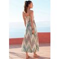 lascana midi-jurk met zomerse print multicolor