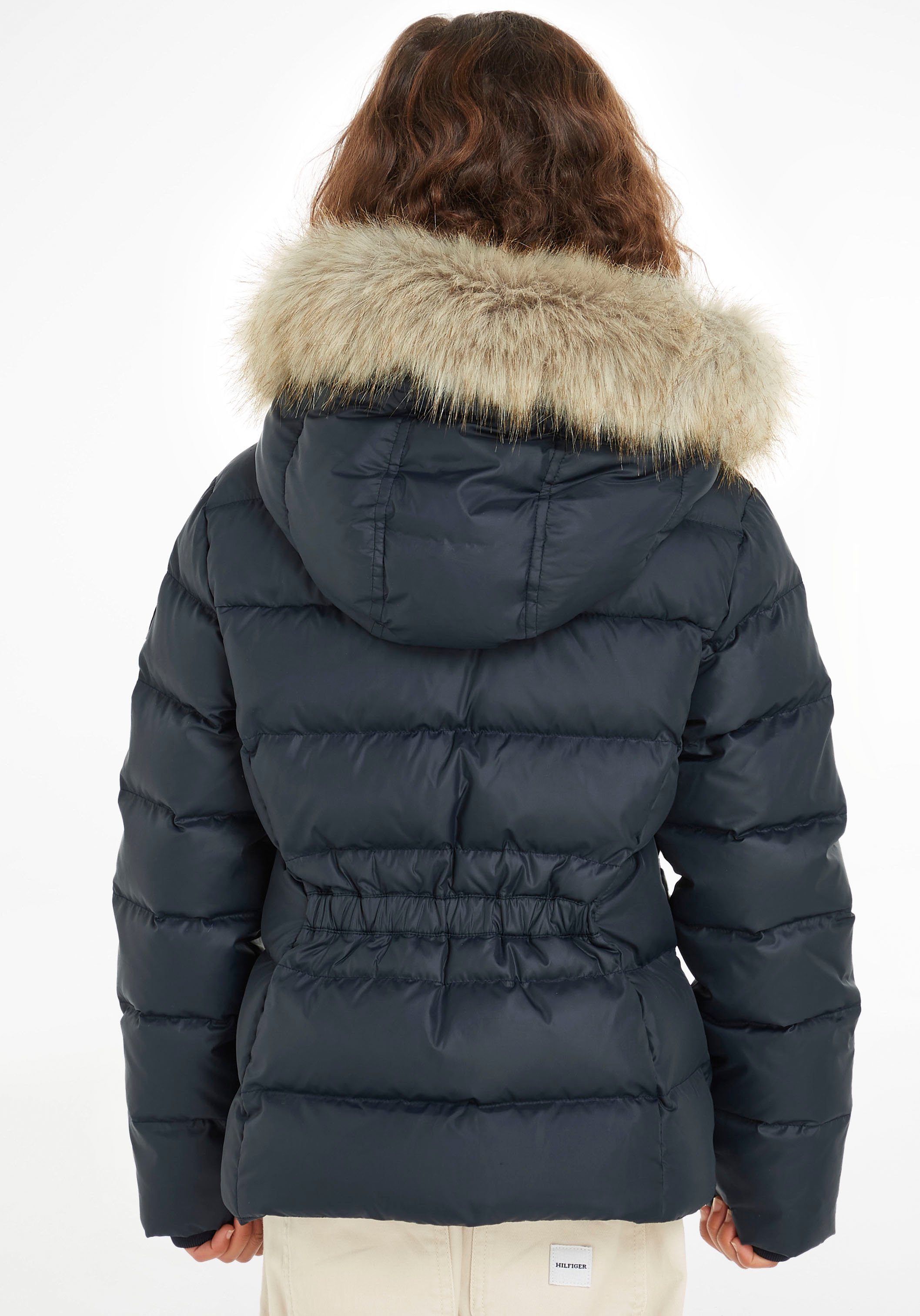 Tommy Hilfiger Gewatteerde jas ESSENTIAL FUR HOOD JACKET met imitatiebont bij de capuchon