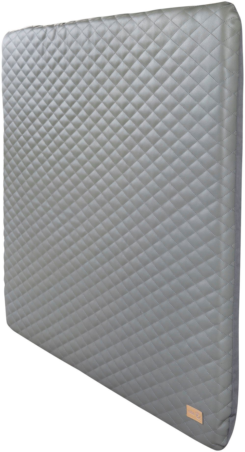 Roba® Aankleedkussen Luxe, stone doorgestikt