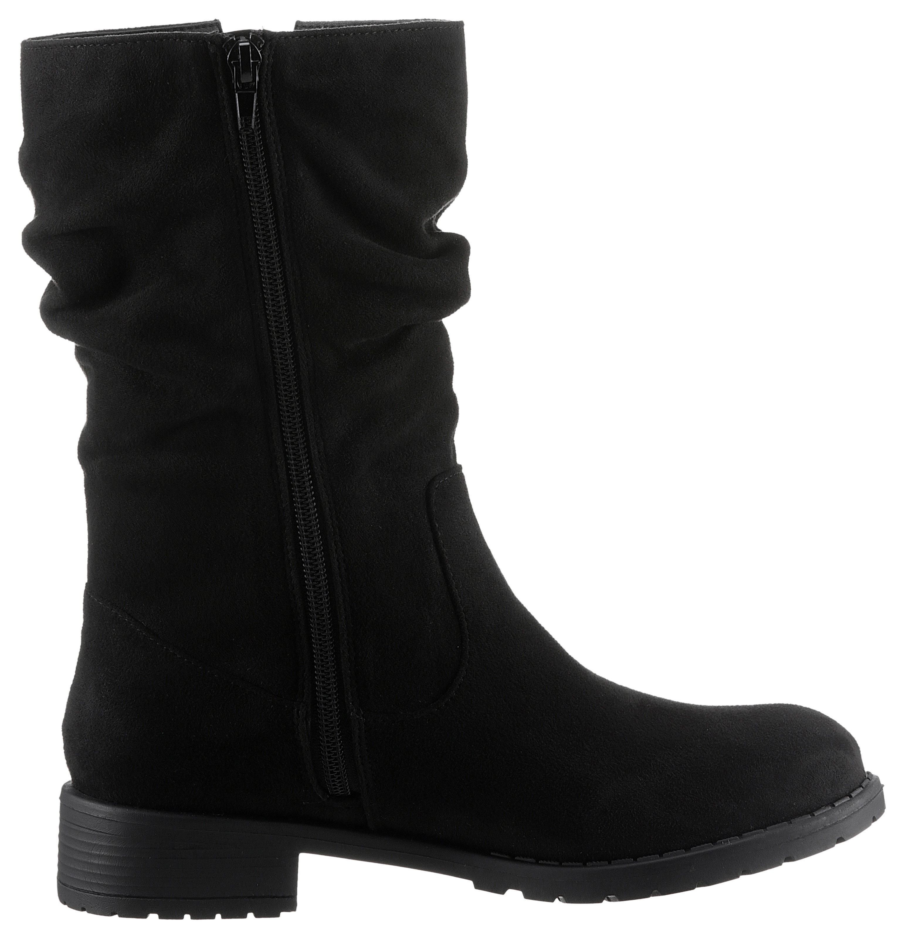 Aniston SHOES Laarzen enkellaars met slouchy schacht - nieuwe collectie, in comfortabele vorm