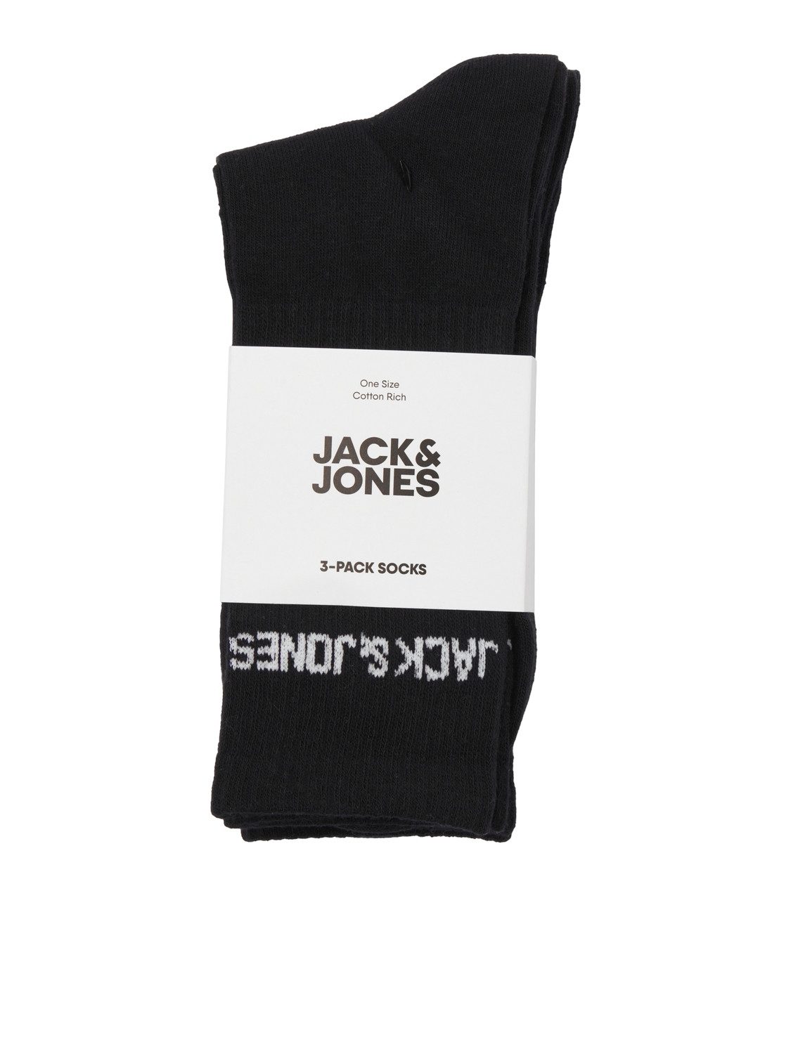 Jack & Jones Vrijetijdssokken JACMELVIN TENNIS SOCK 3 PACK NOOS (set, 3 paar)