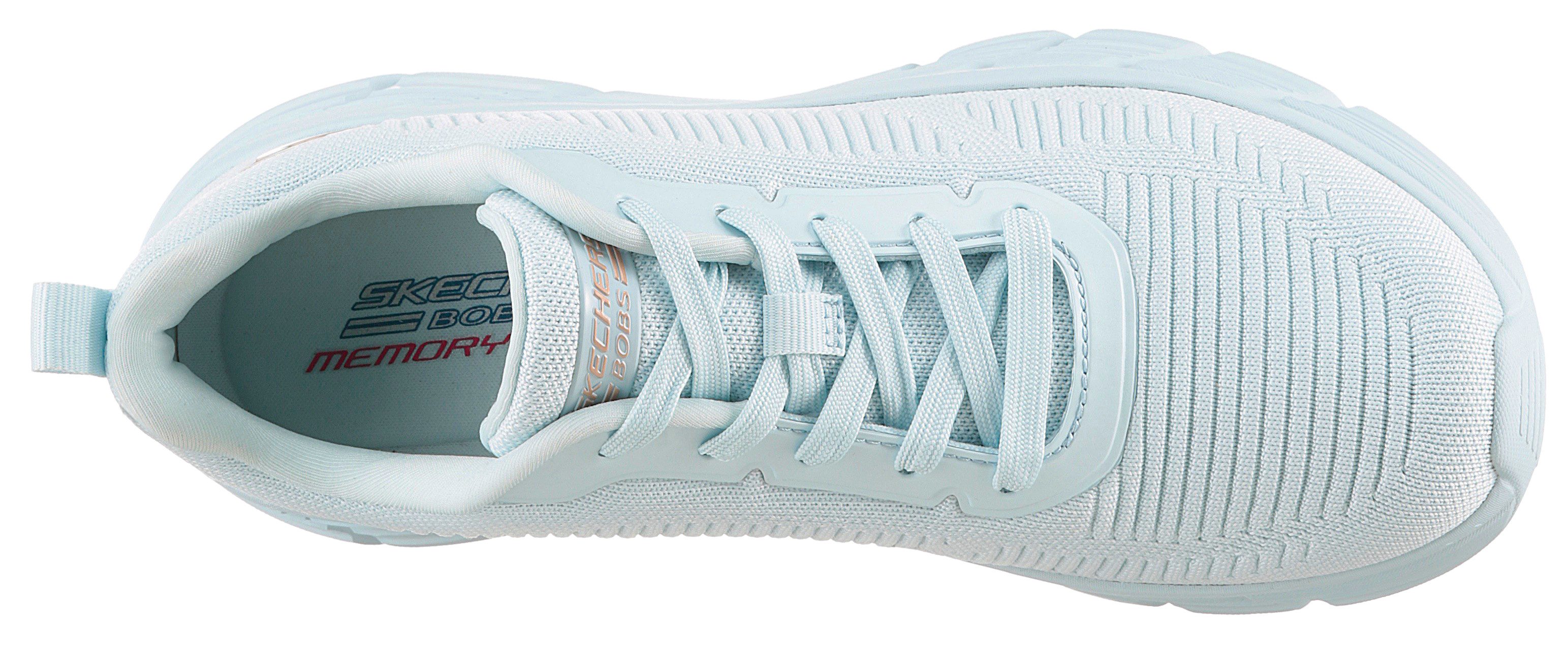 Skechers Sneakers BOBS B FLEX HI-FLYING HI , trainingsschoen, veterschoen, vrijetijdsschoen in vegan verwerking