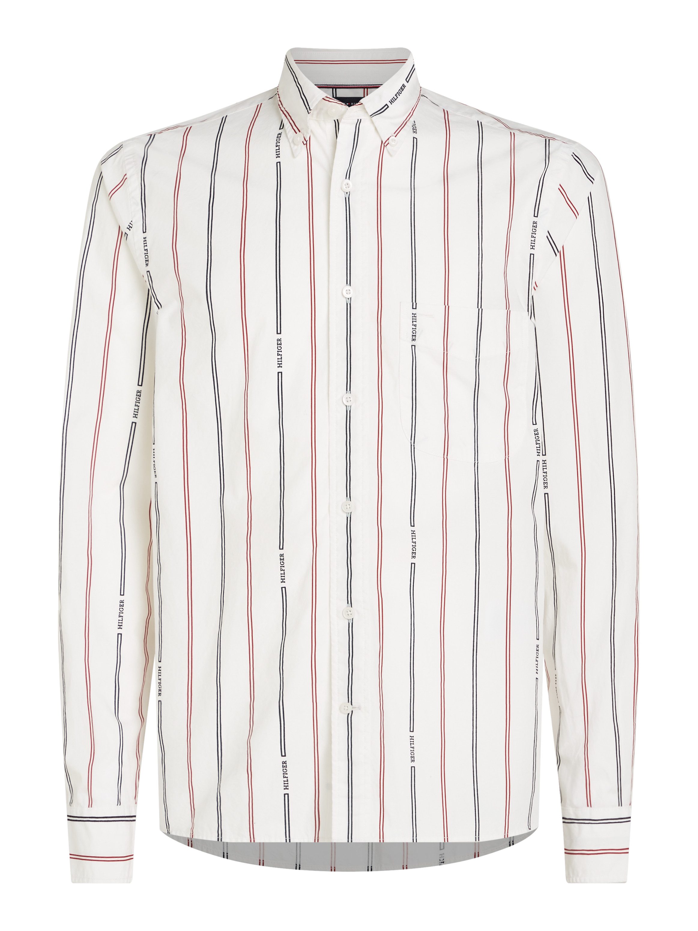 Tommy Hilfiger Overhemd met lange mouwen HILFIGER DOUBLE STP RF SHIRT
