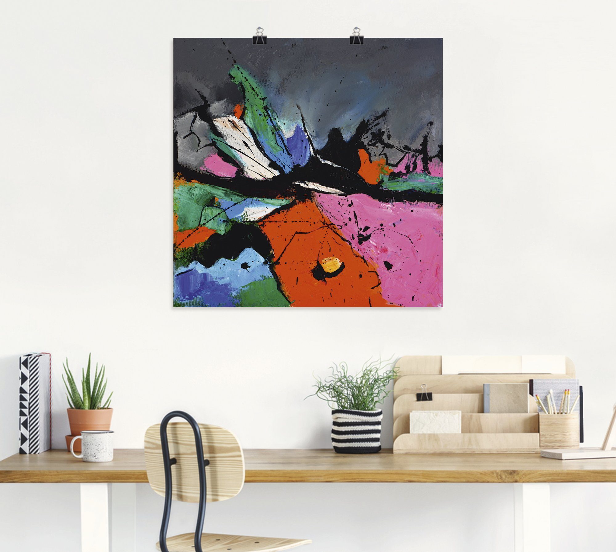 Artland Poster Abstract VI als artprint van aluminium, artprint op linnen, muursticker of poster in verschillende maten
