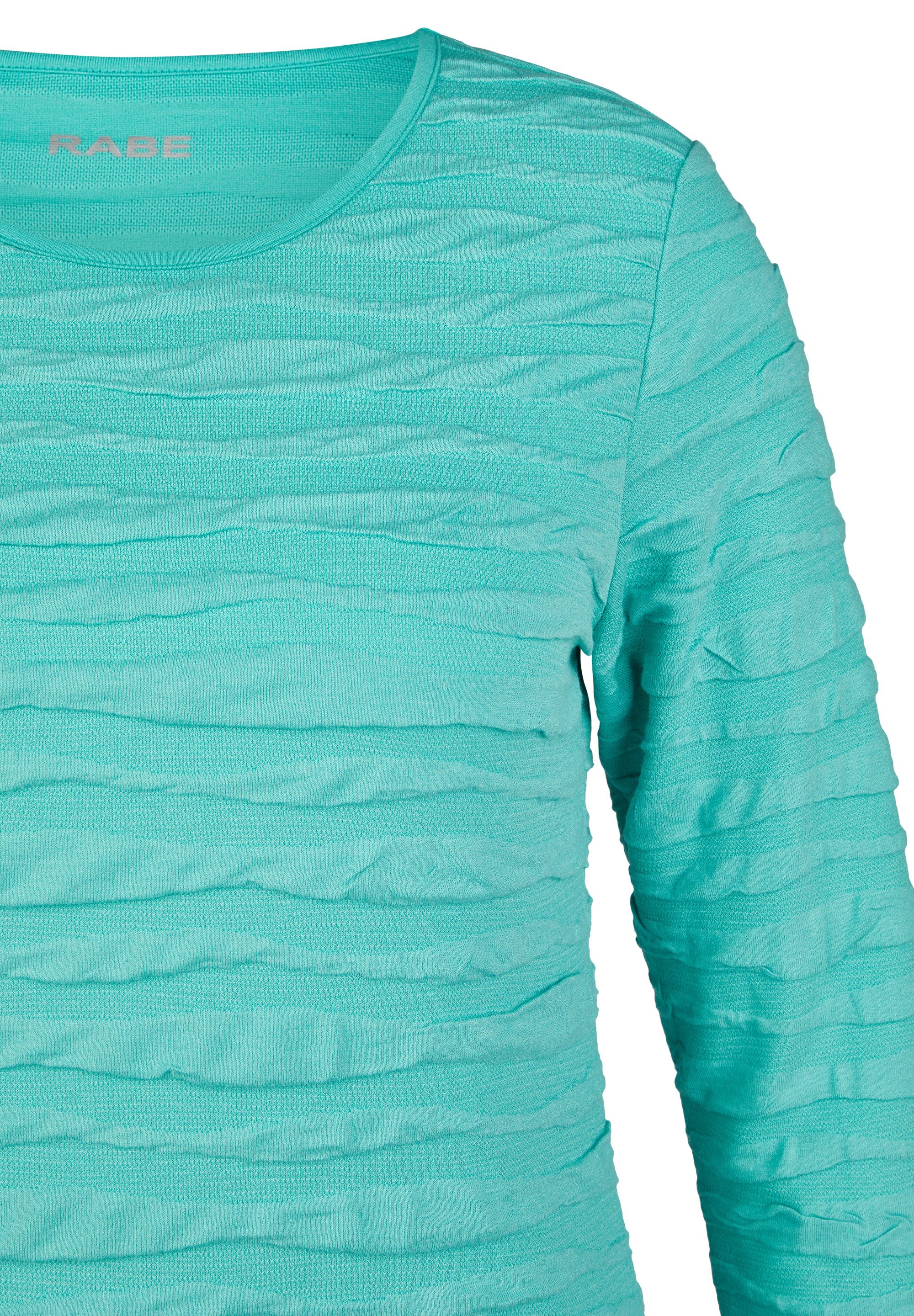 Rabe Shirt met 3/4 mouwen met golfstructuur
