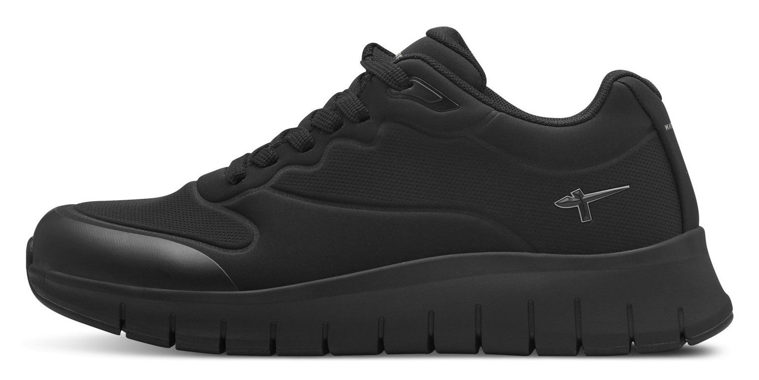 Tamaris Sneakers met sleehak vrijetijdsschoen, lage schoen, veterschoen met waterproof-uitrusting