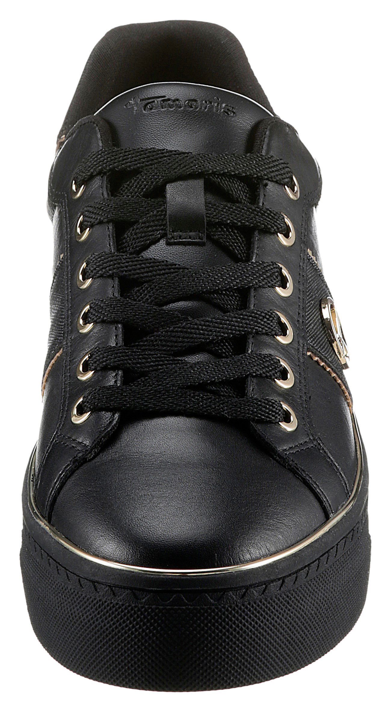 Tamaris Plateausneakers , vrijetijdsschoen, halfschoen, veterschoen met gepolsterde schacht