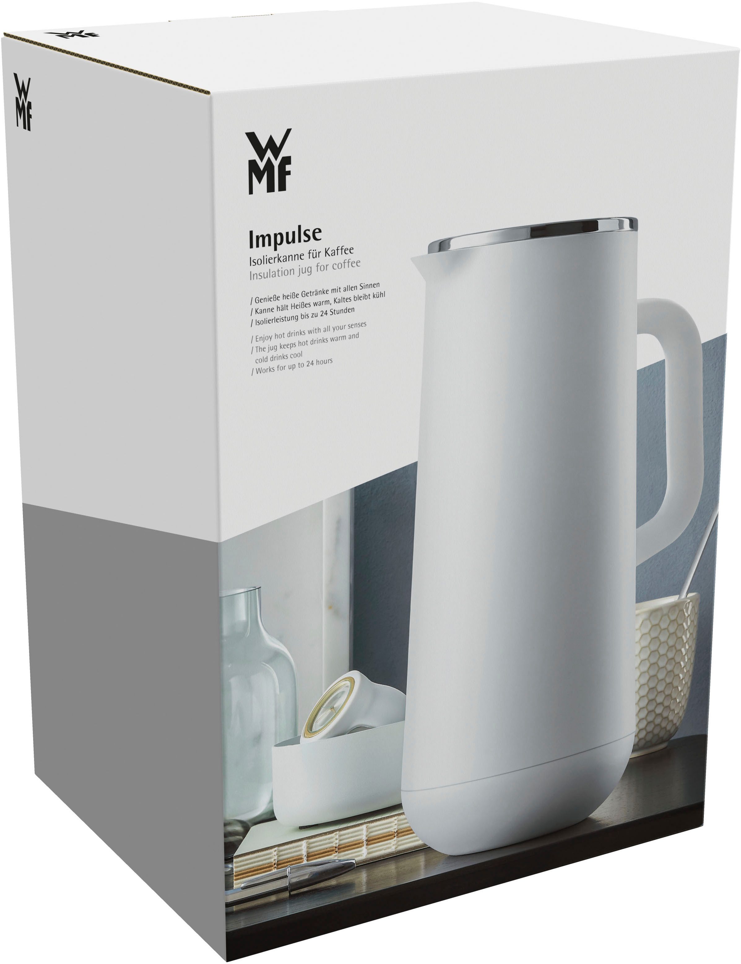 WMF Koffiepot Impulse ThermaPro-isolatie, druksluiting, druppelvrij uitschenken