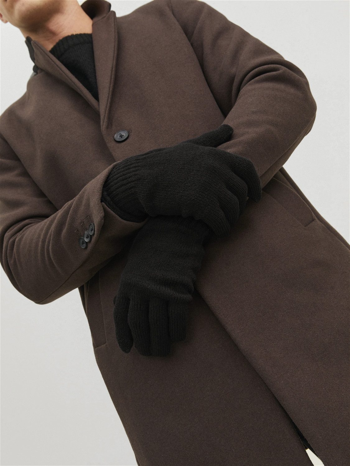 Jack & Jones Gebreide handschoenen Gloves JACBARRY GEHAKTE HANDSCHOENEN NOOS