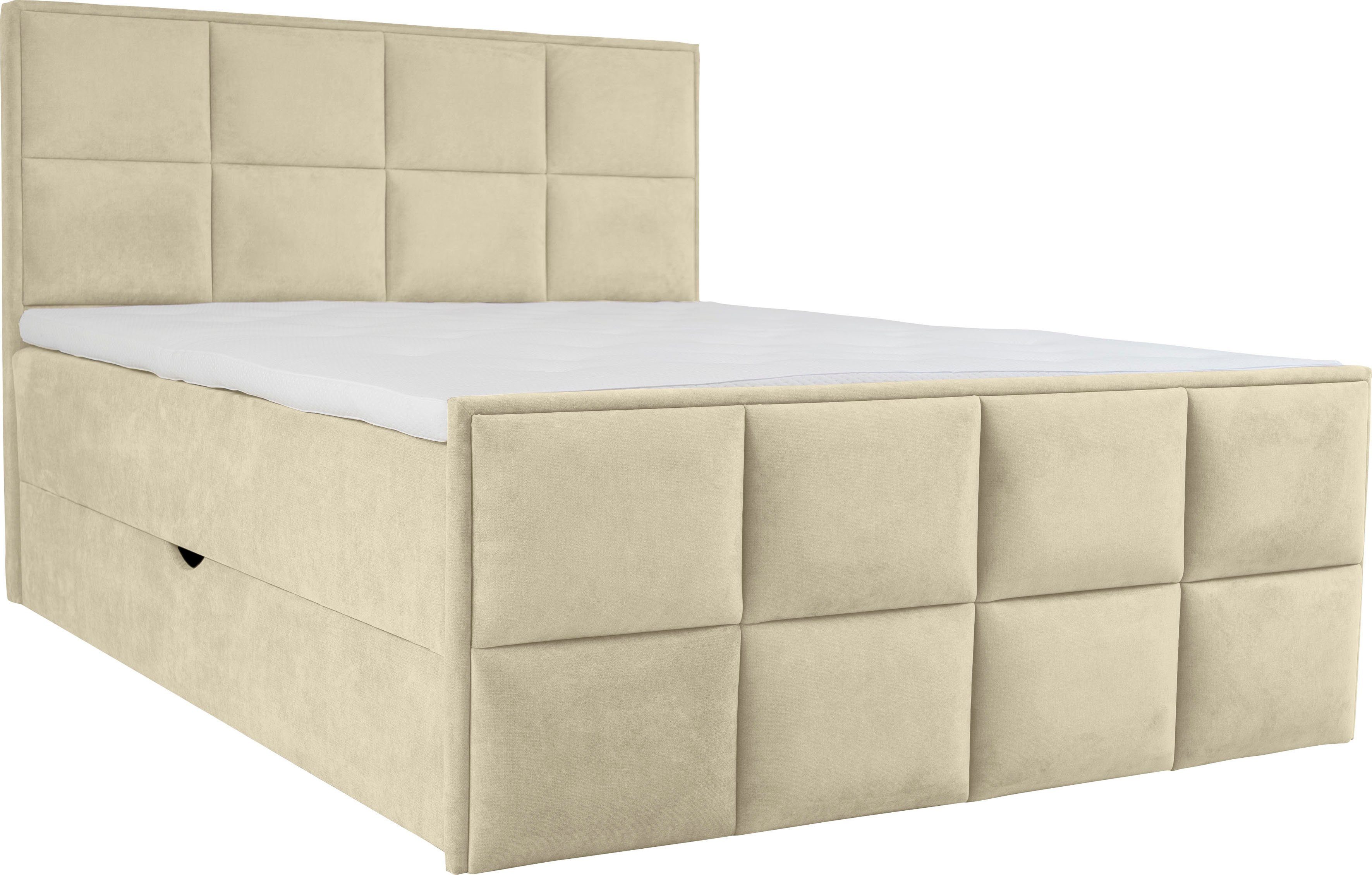 Leonique Boxspring Timeo boxsprings bruin