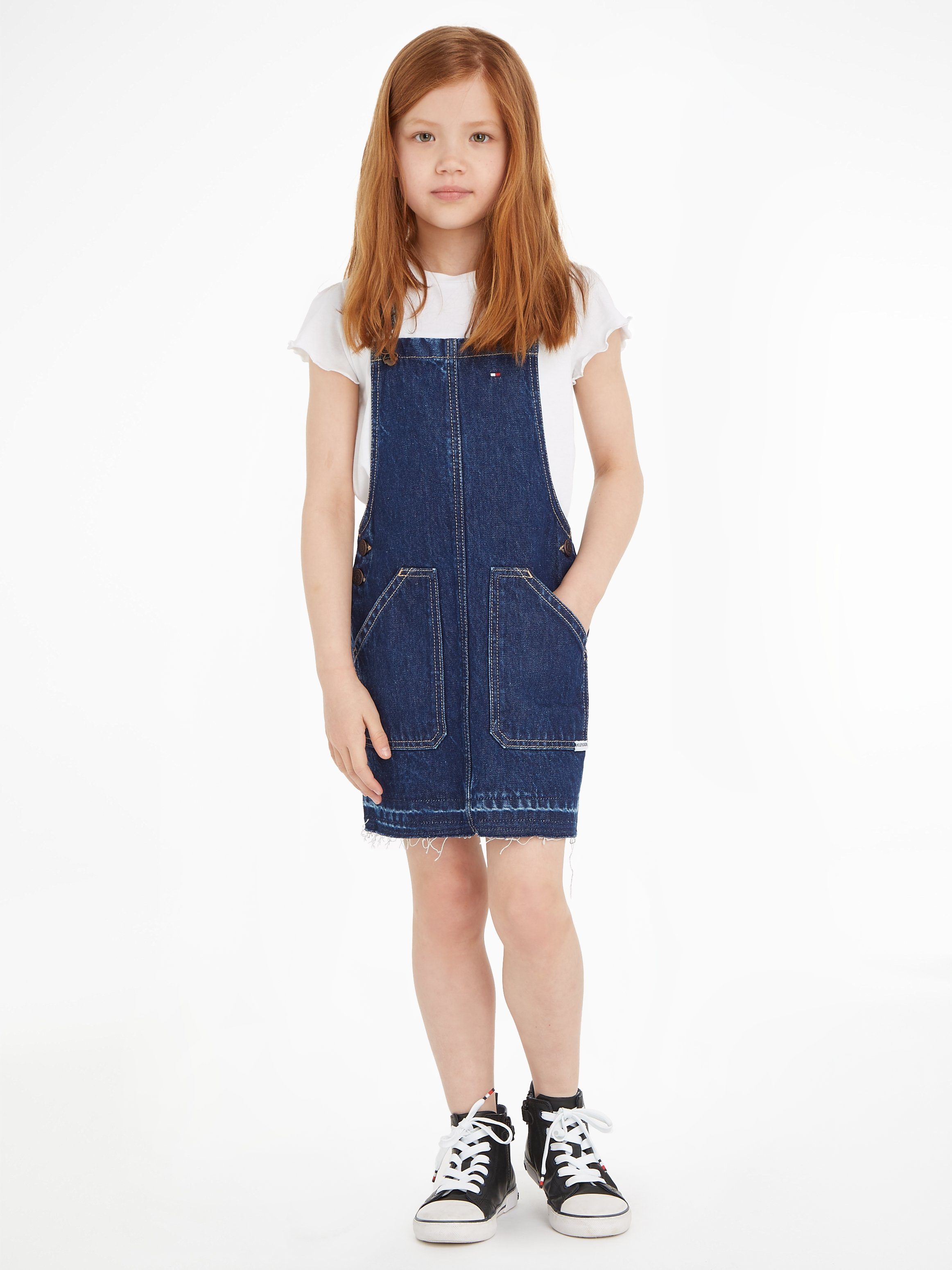 Tommy Hilfiger Salopetjurk DENIM DUNGAREE DRESS