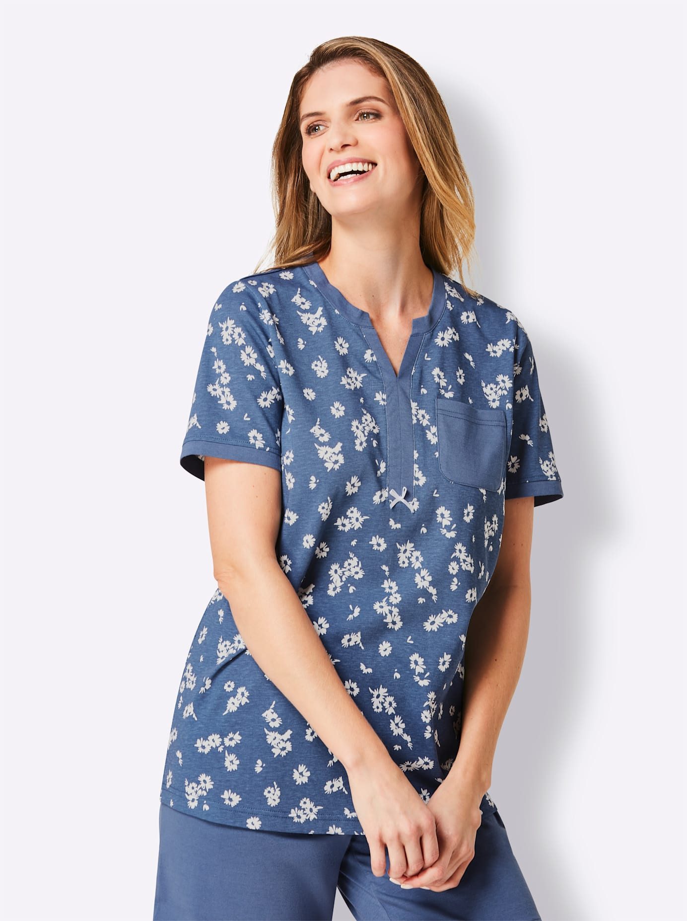 wäschepur Pyjama top Pyjamashirt (1-delig)