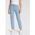 levi's straight jeans 501 collection blauw