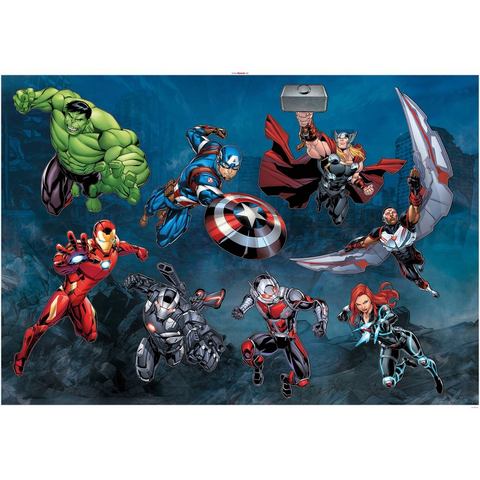 Komar Wandfolie Avengers Action 100 x 70 cm (8 stuks)